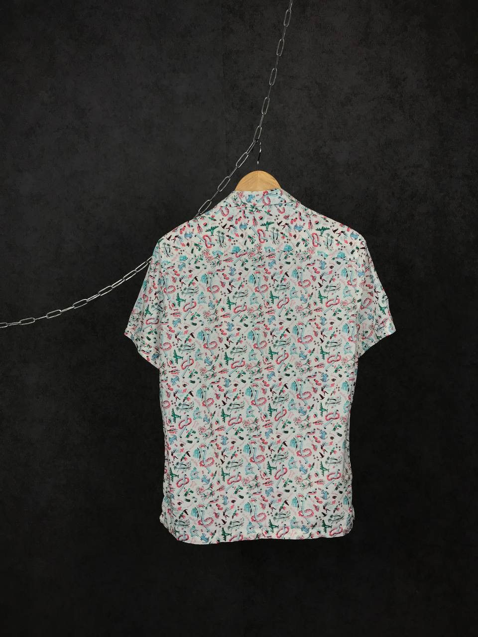 Allsaints Allsaints luxury crazy multicolor overprinted shirt Size US S / EU 44-46 / 1 - 5 Thumbnail