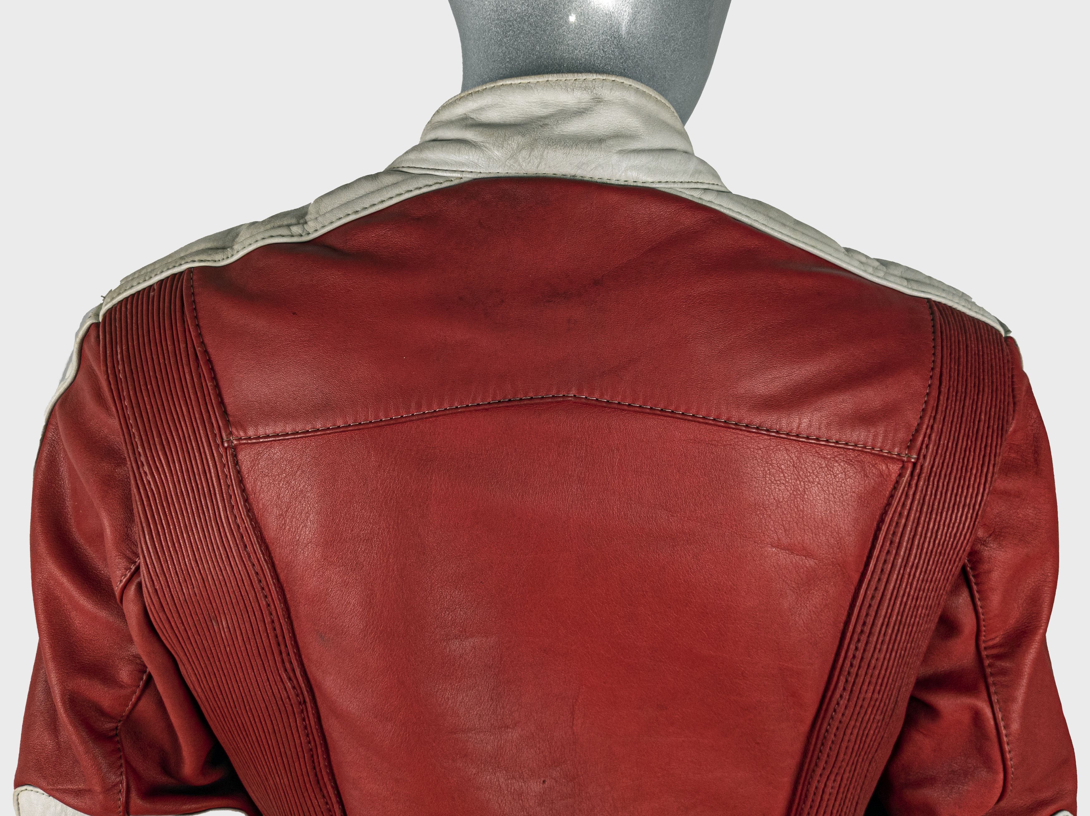 Hein Gericke Vintage HEIN GERICKE Red Leather Motorcycle Biker Jacket 80s Size US M / EU 48-50 / 2 - 14 Thumbnail