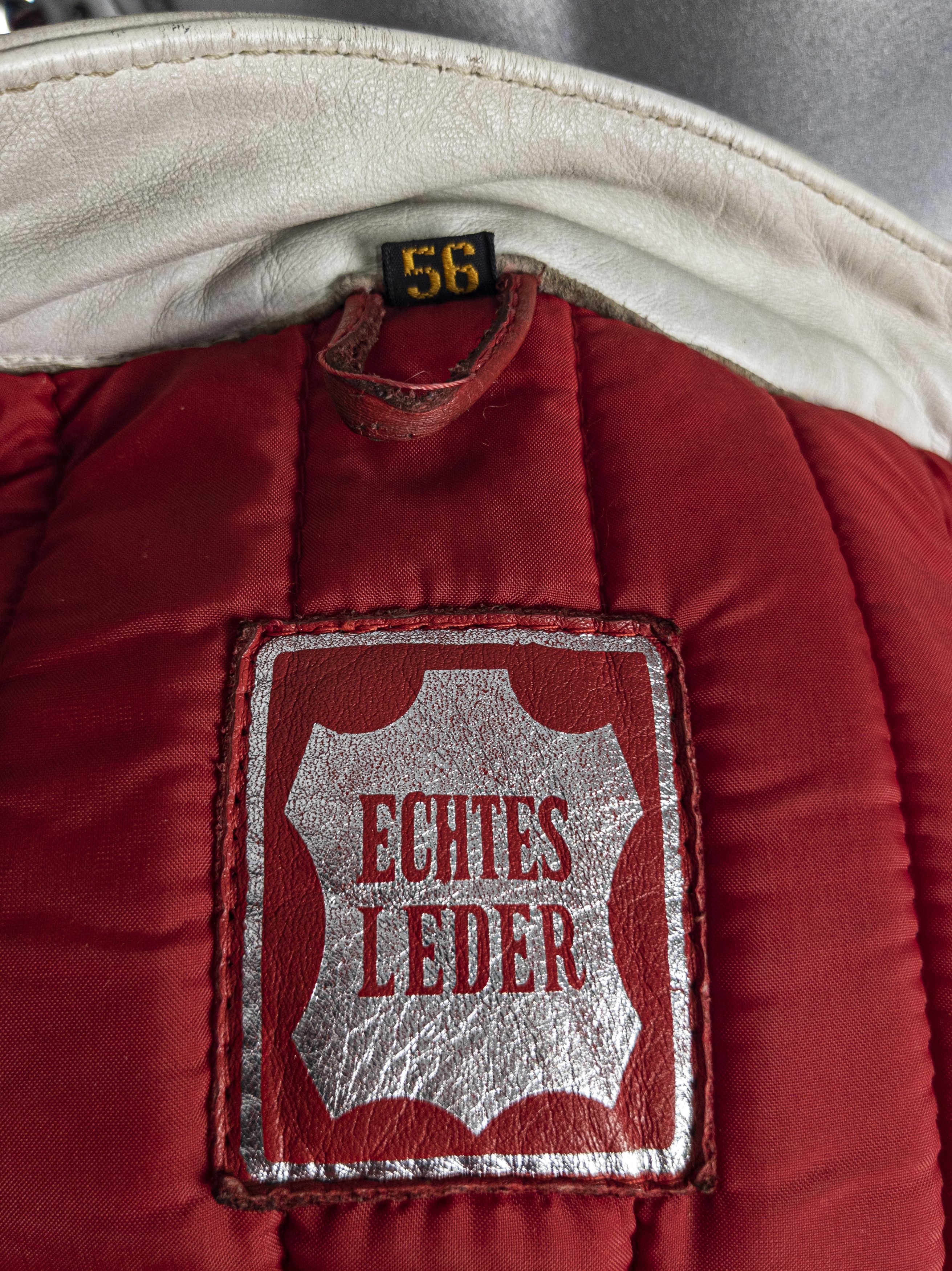 Hein Gericke Vintage HEIN GERICKE Red Leather Motorcycle Biker Jacket 80s Size US M / EU 48-50 / 2 - 18 Thumbnail
