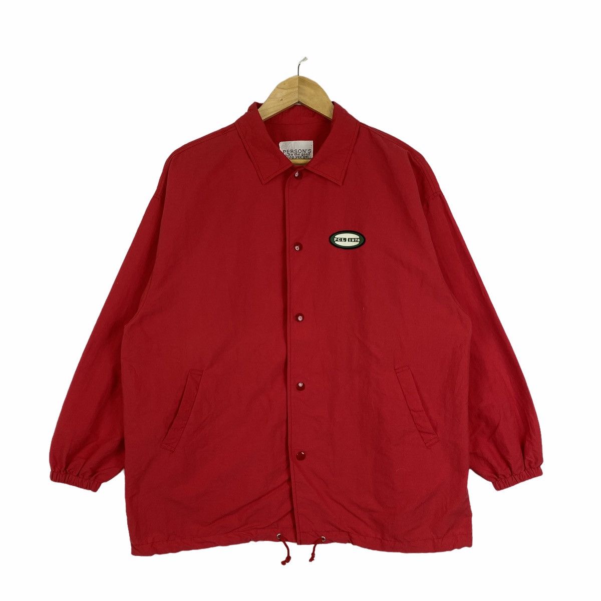 VINTAGE PERSON’S SMALL LOGO WINDBREAKER COACH JACKET