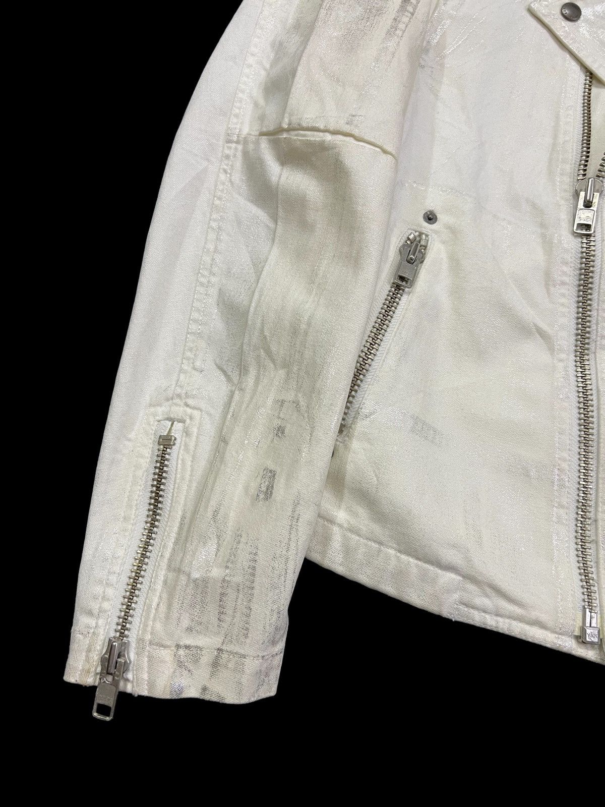Ermenegildo Zegna 1990s E.Zegna 🇮🇹 Double Collar Perfecto Wax Jacket Size US M / EU 48-50 / 2 - 6 Thumbnail