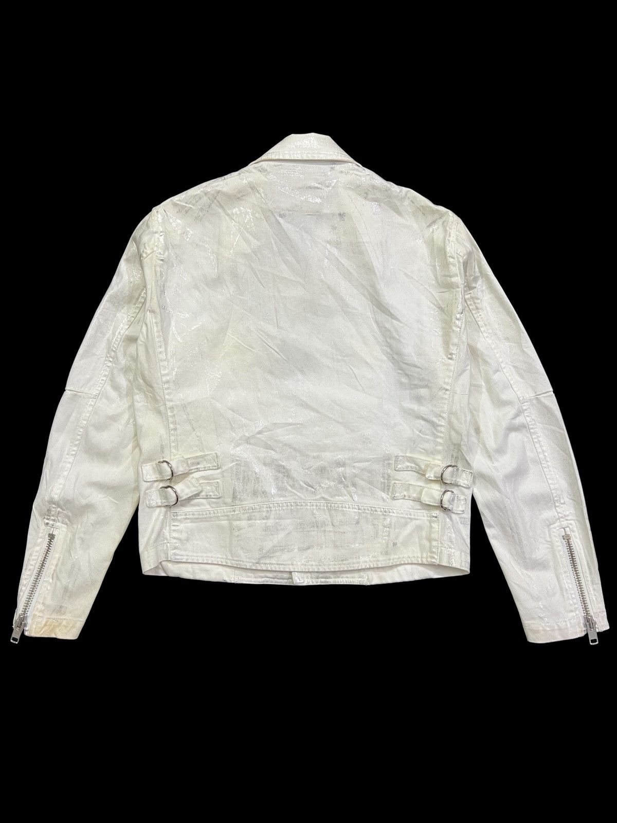 Ermenegildo Zegna 1990s E.Zegna 🇮🇹 Double Collar Perfecto Wax Jacket Size US M / EU 48-50 / 2 - 8 Thumbnail