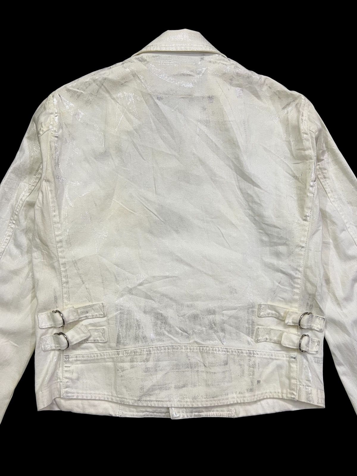 Ermenegildo Zegna 1990s E.Zegna 🇮🇹 Double Collar Perfecto Wax Jacket Size US M / EU 48-50 / 2 - 9 Thumbnail