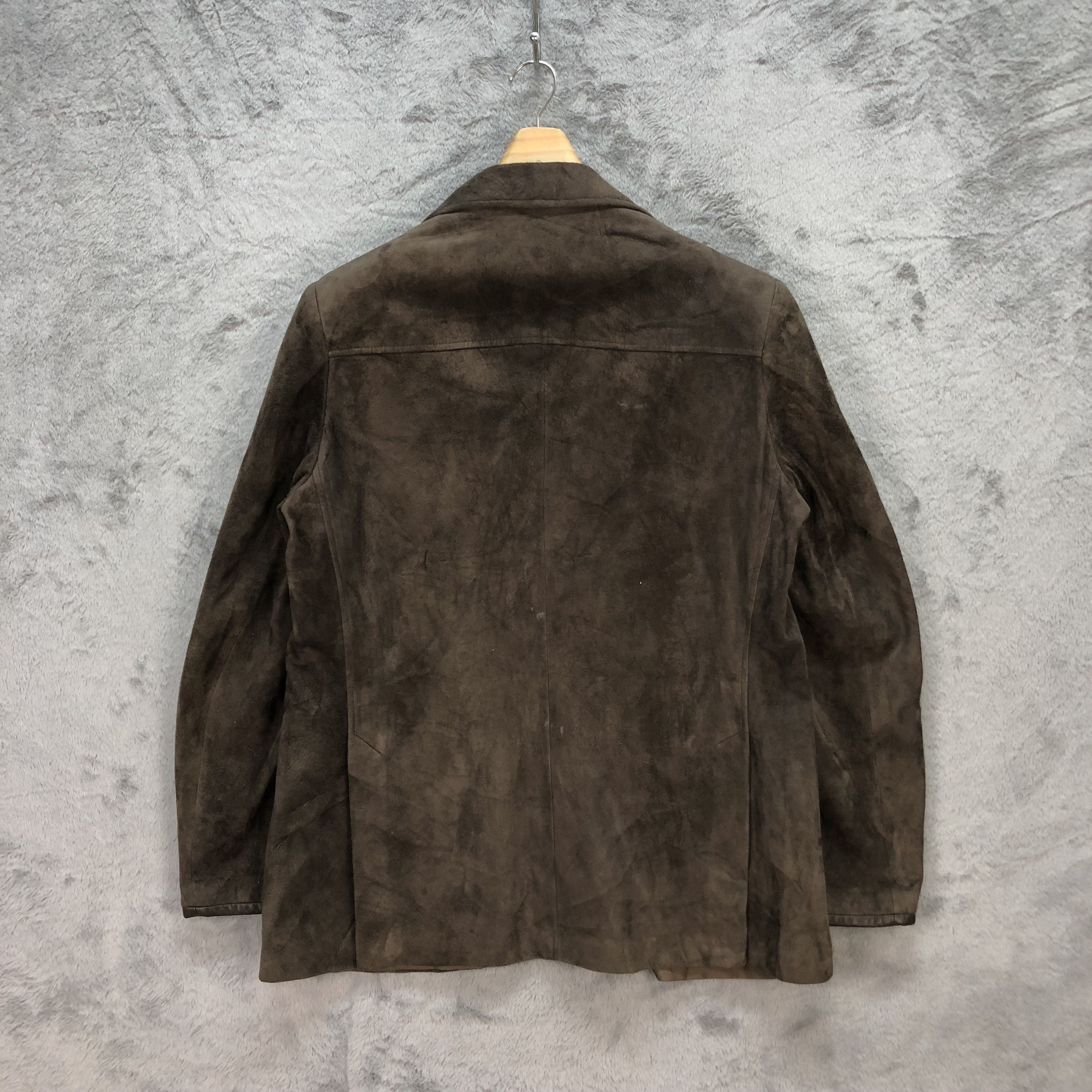 Genuine Leather WAPITI EXCLUSIVE GENUINE DEER SUEDE SUIT JACKET #5741-204 Size US M / EU 48-50 / 2 - 9 Thumbnail