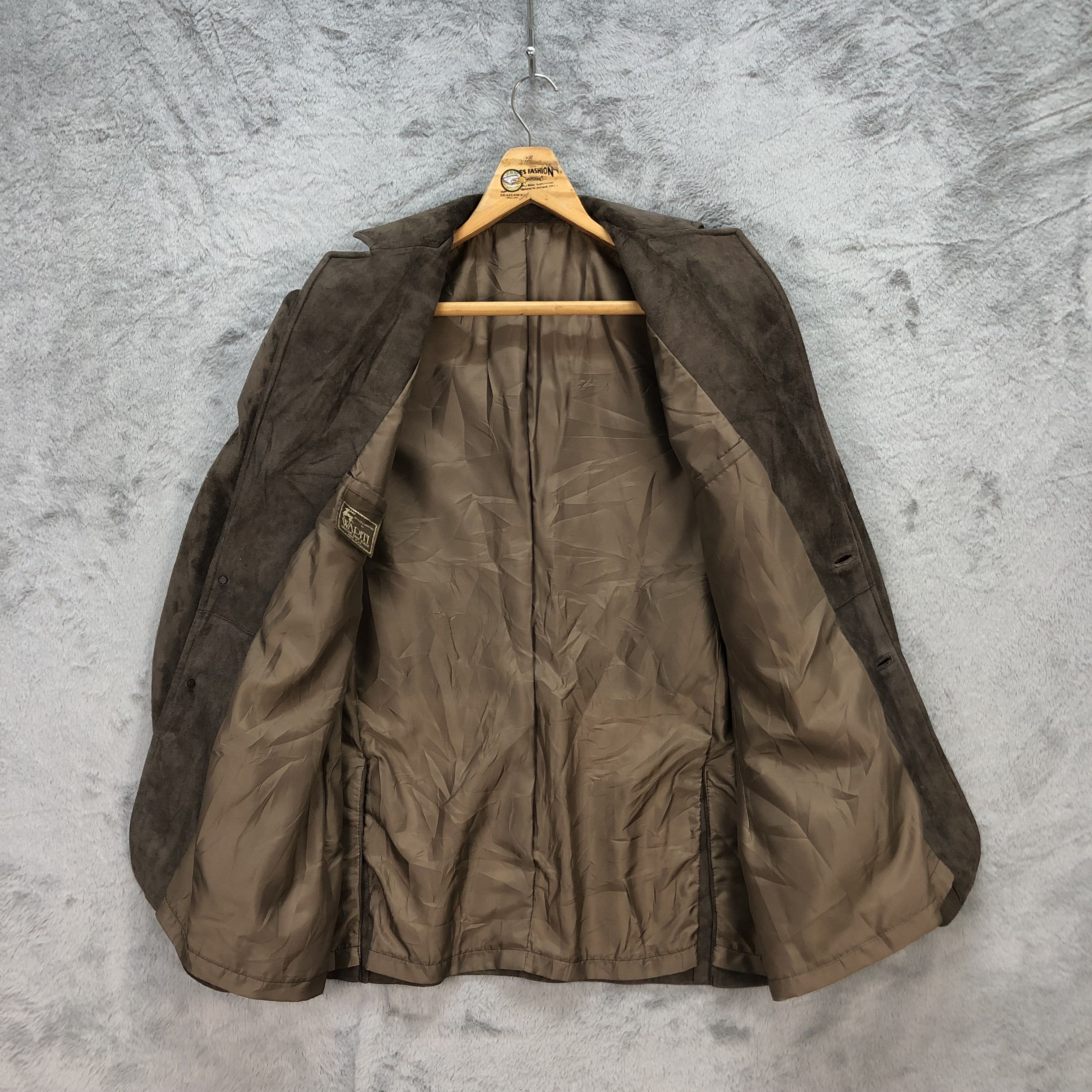 Genuine Leather WAPITI EXCLUSIVE GENUINE DEER SUEDE SUIT JACKET #5741-204 Size US M / EU 48-50 / 2 - 6 Thumbnail
