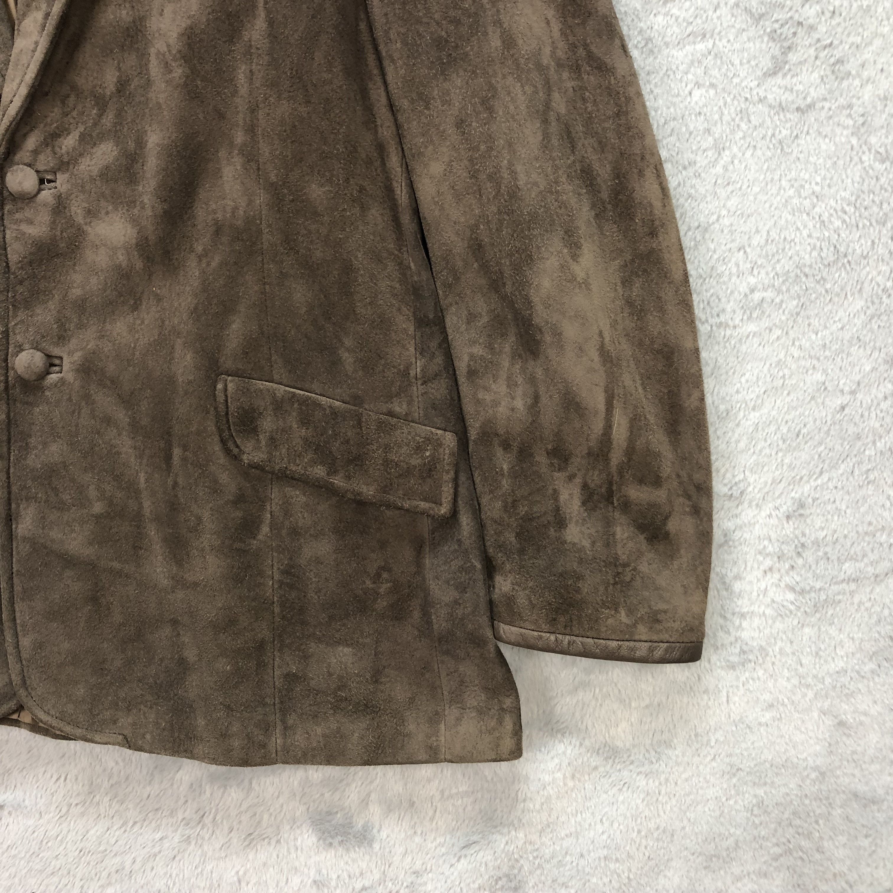 Genuine Leather WAPITI EXCLUSIVE GENUINE DEER SUEDE SUIT JACKET #5741-204 Size US M / EU 48-50 / 2 - 5 Thumbnail