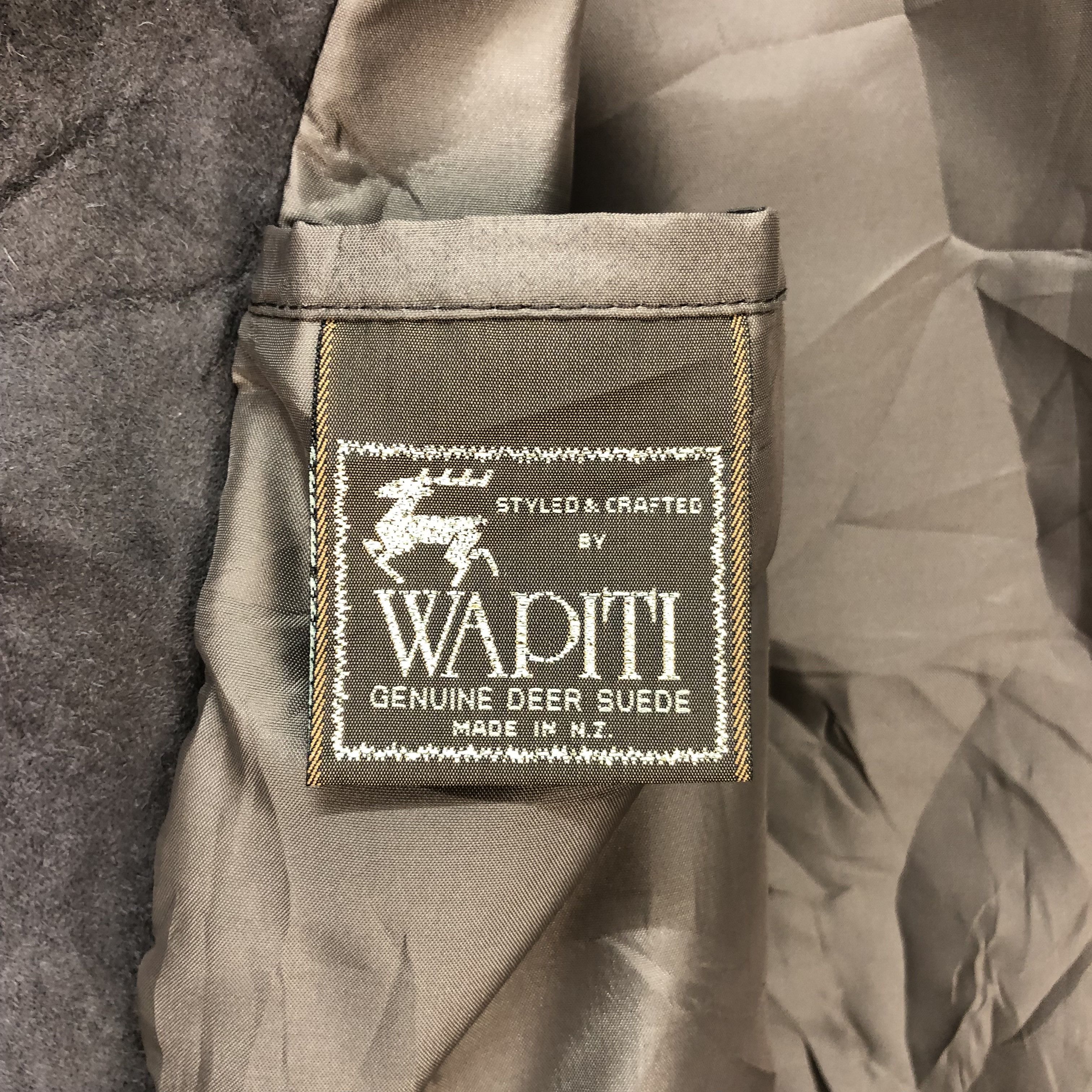Genuine Leather WAPITI EXCLUSIVE GENUINE DEER SUEDE SUIT JACKET #5741-204 Size US M / EU 48-50 / 2 - 7 Thumbnail