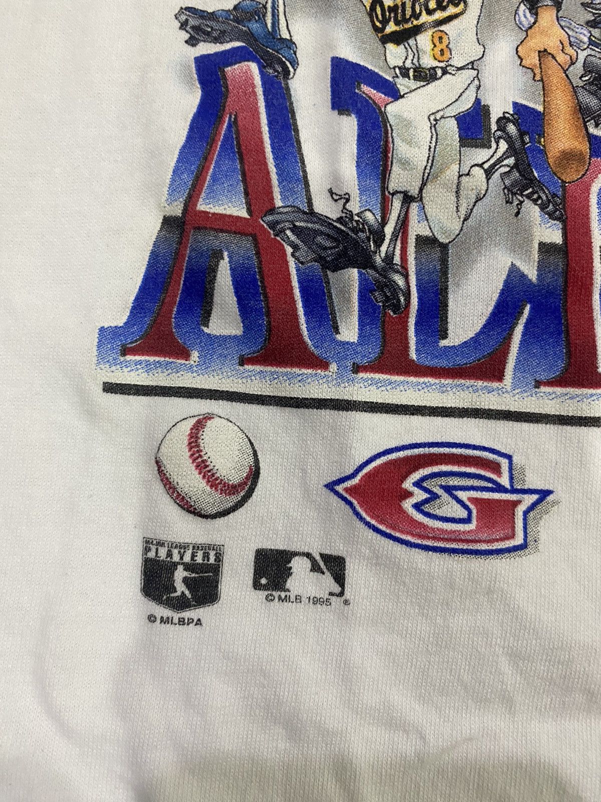 MLB Vintage texas rangers all star game 1995 tshirt Size US L / EU 52-54 / 3 - 5 Thumbnail