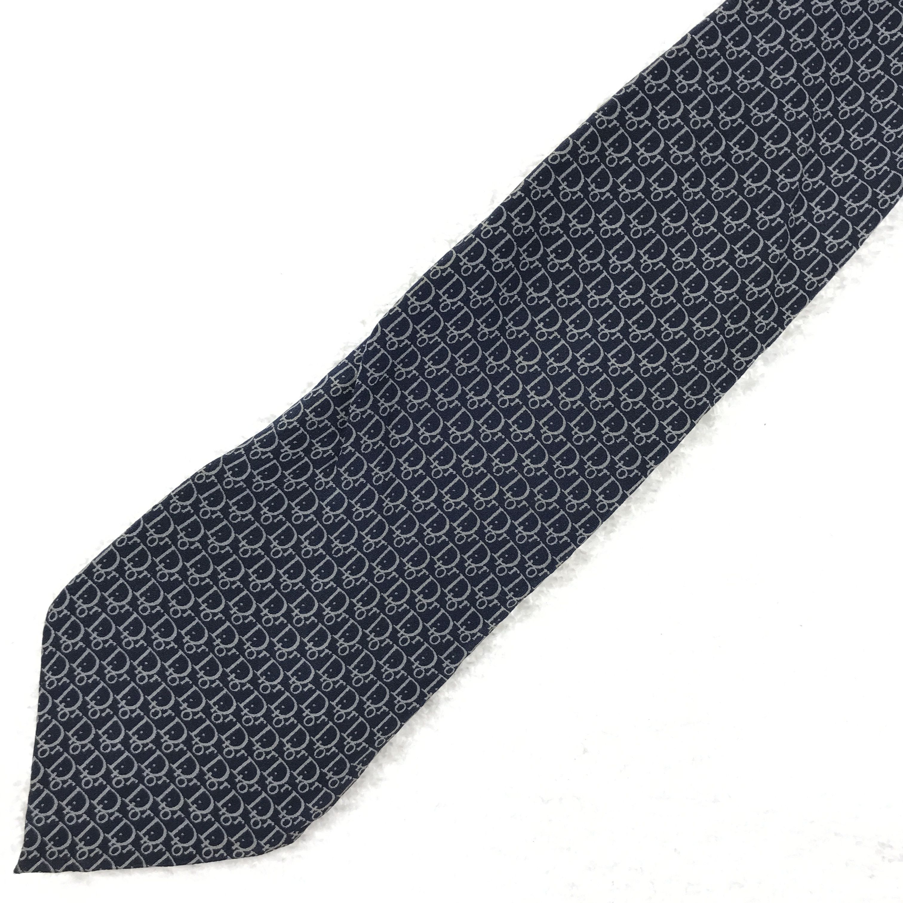 Christian Dior Monsieur × Vintage CD303 Vintage Christian Dior Necktie Pure Silk Size ONE SIZE - 5 Thumbnail