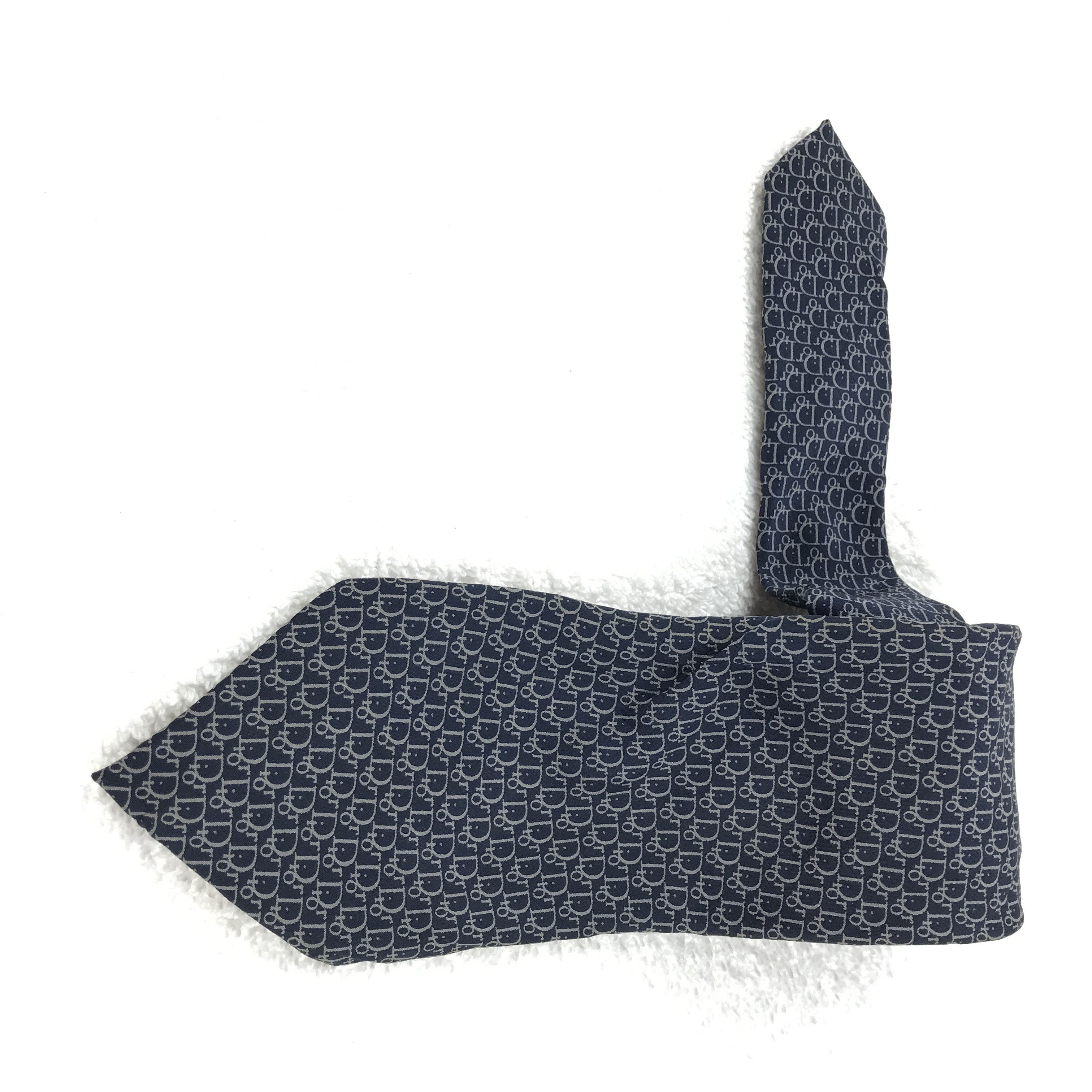 Christian Dior Monsieur × Vintage CD303 Vintage Christian Dior Necktie Pure Silk Size ONE SIZE - 1 Thumbnail