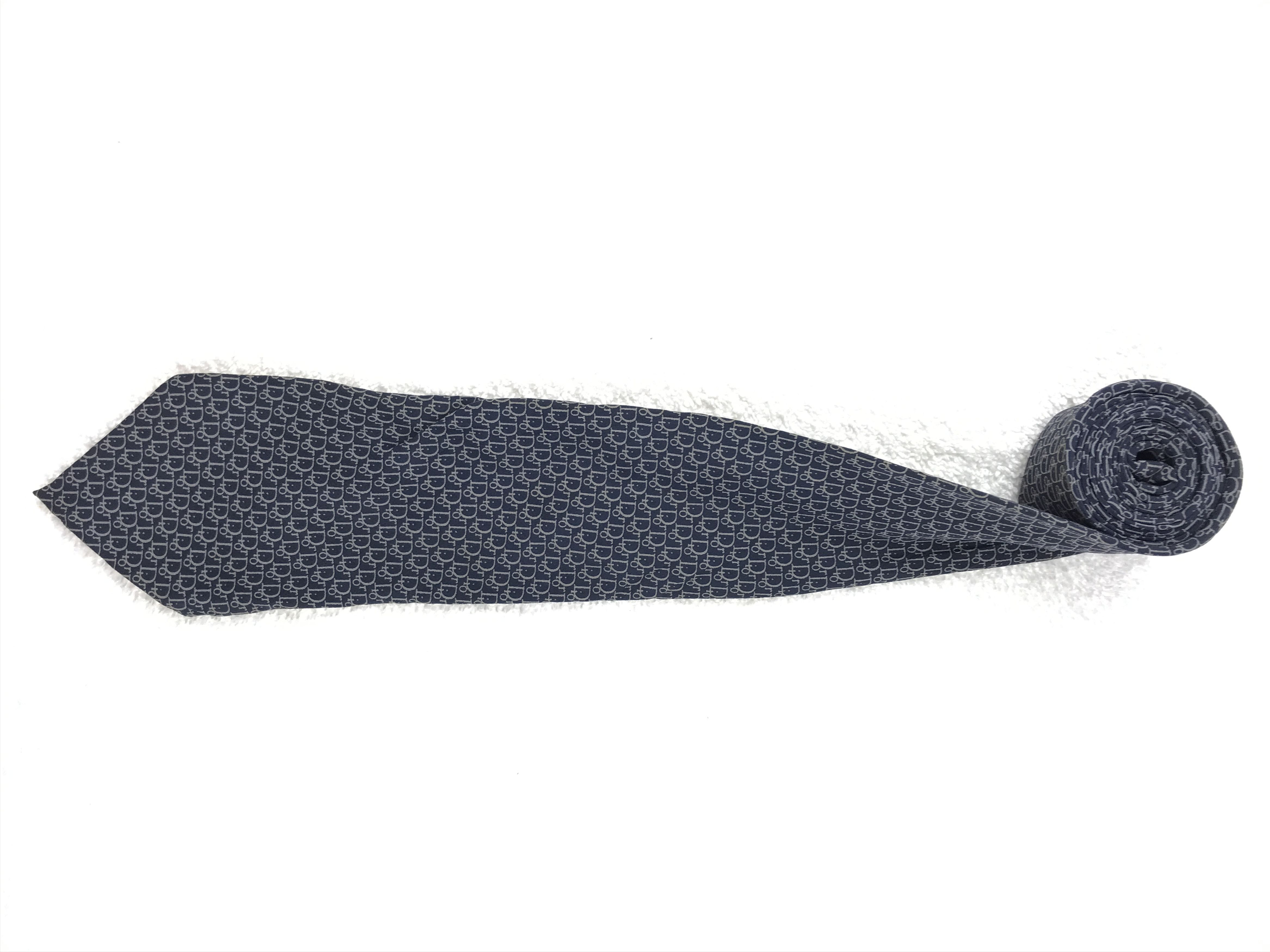 Christian Dior Monsieur × Vintage CD303 Vintage Christian Dior Necktie Pure Silk Size ONE SIZE - 2 Thumbnail