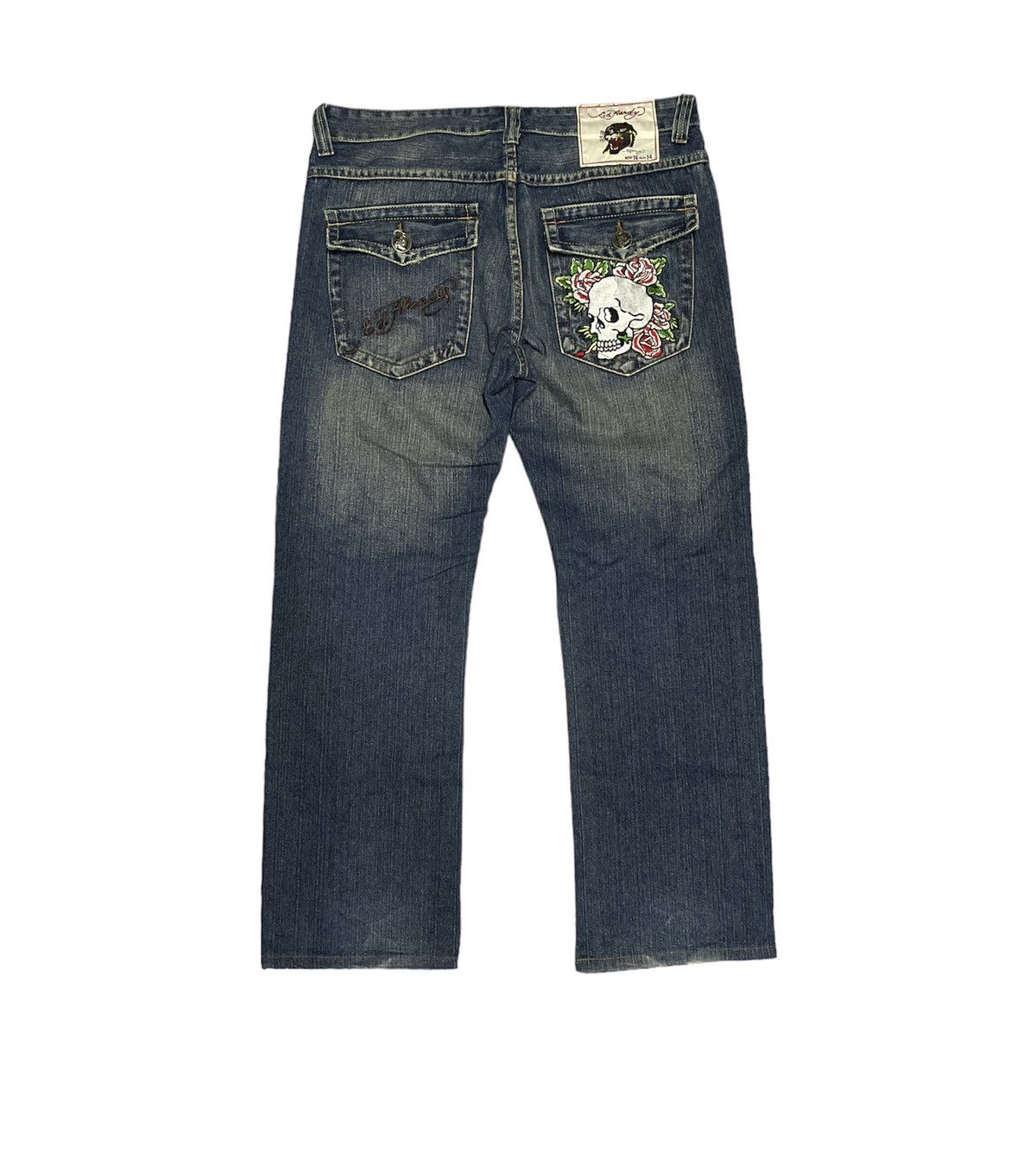 image of Christian Audigier x Ed Hardy Vintage Ed Hardy Jeans in Blue, Men's (Size 36)