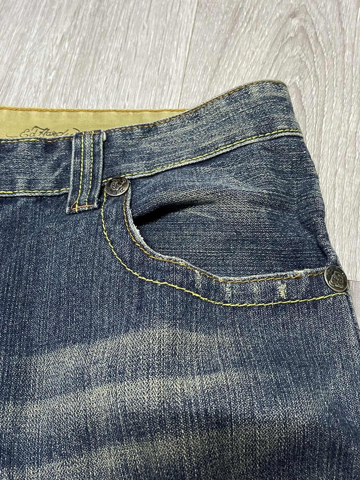 Christian Audigier × Ed Hardy × Vintage Vintage Ed Hardy Jeans Size US 36 / EU 52 - 5 Thumbnail