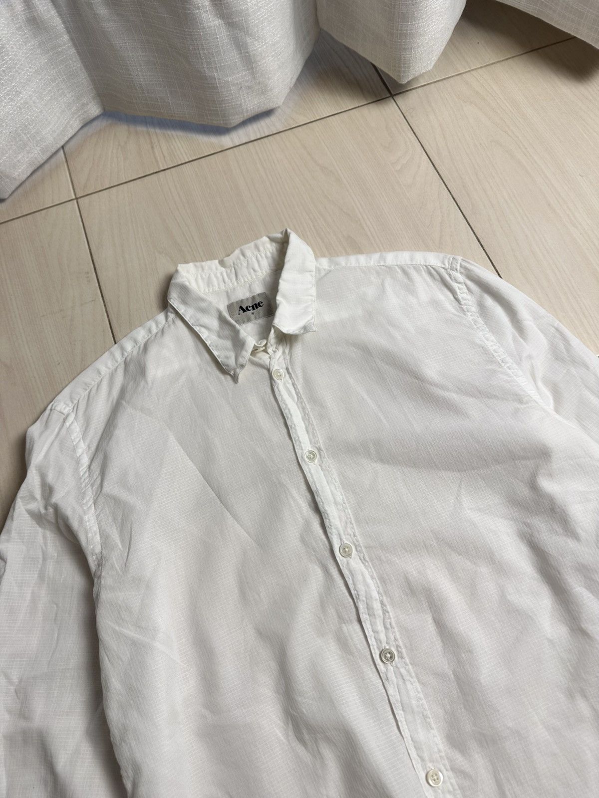 Acne Studios × Japanese Brand × Vintage Acne Wonder Tex A/W09 shirt Size US M / EU 48-50 / 2 - 2 Thumbnail