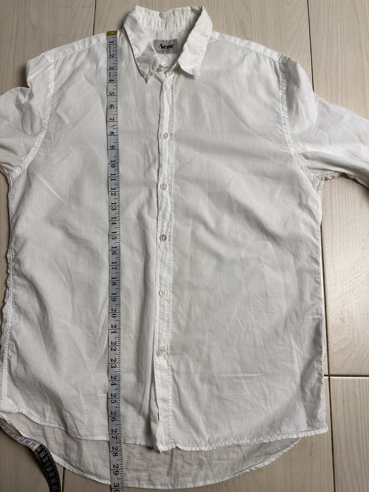 Acne Studios × Japanese Brand × Vintage Acne Wonder Tex A/W09 shirt Size US M / EU 48-50 / 2 - 6 Thumbnail