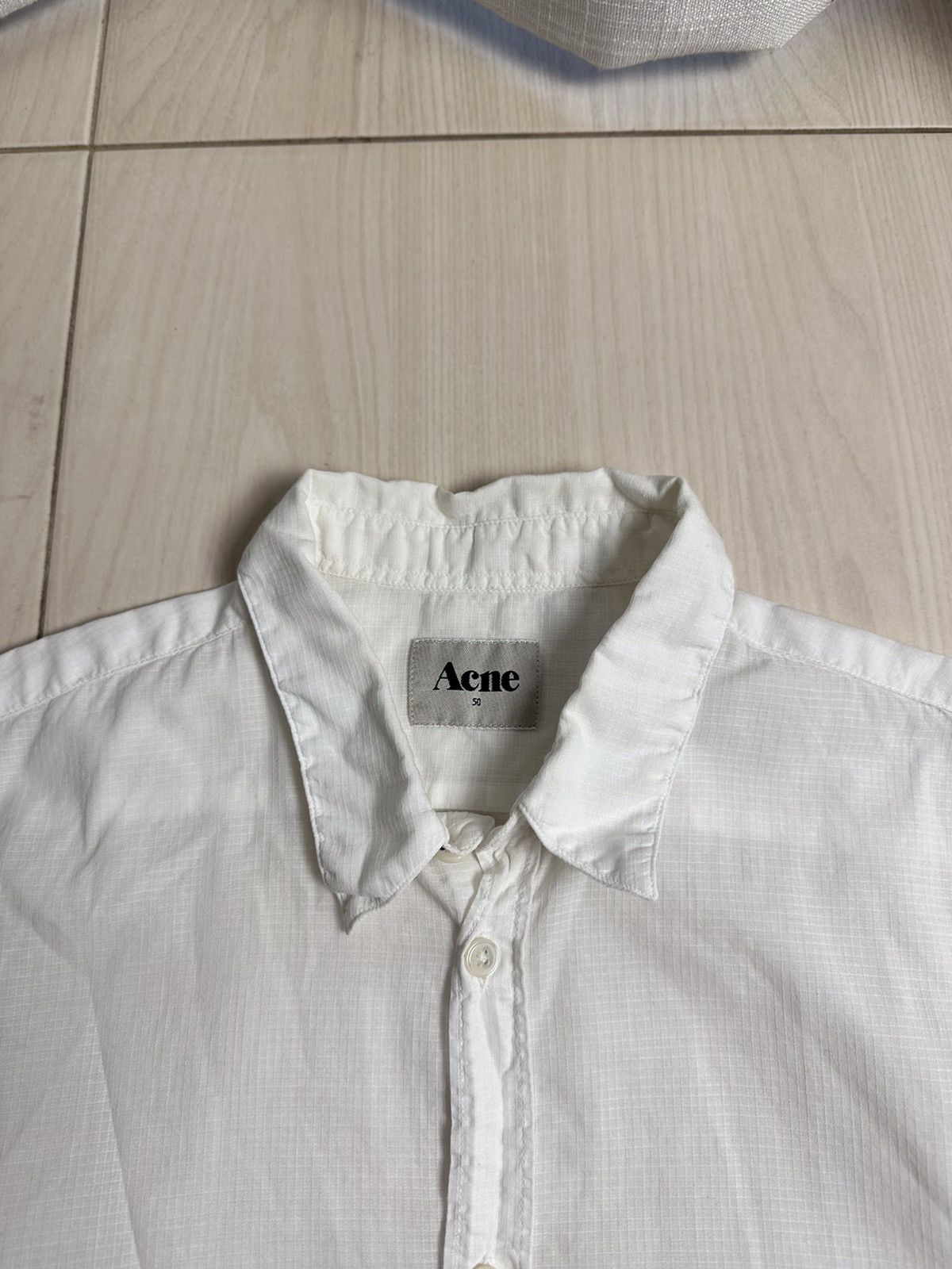 Acne Studios × Japanese Brand × Vintage Acne Wonder Tex A/W09 shirt Size US M / EU 48-50 / 2 - 3 Thumbnail