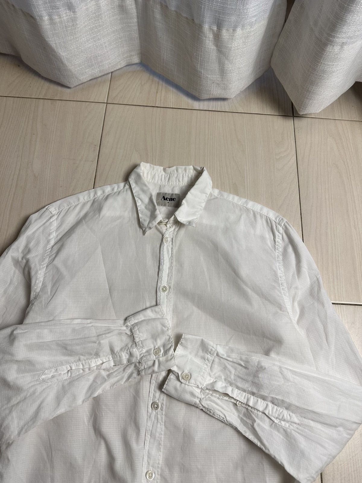 Acne Studios × Japanese Brand × Vintage Acne Wonder Tex A/W09 shirt Size US M / EU 48-50 / 2 - 4 Thumbnail