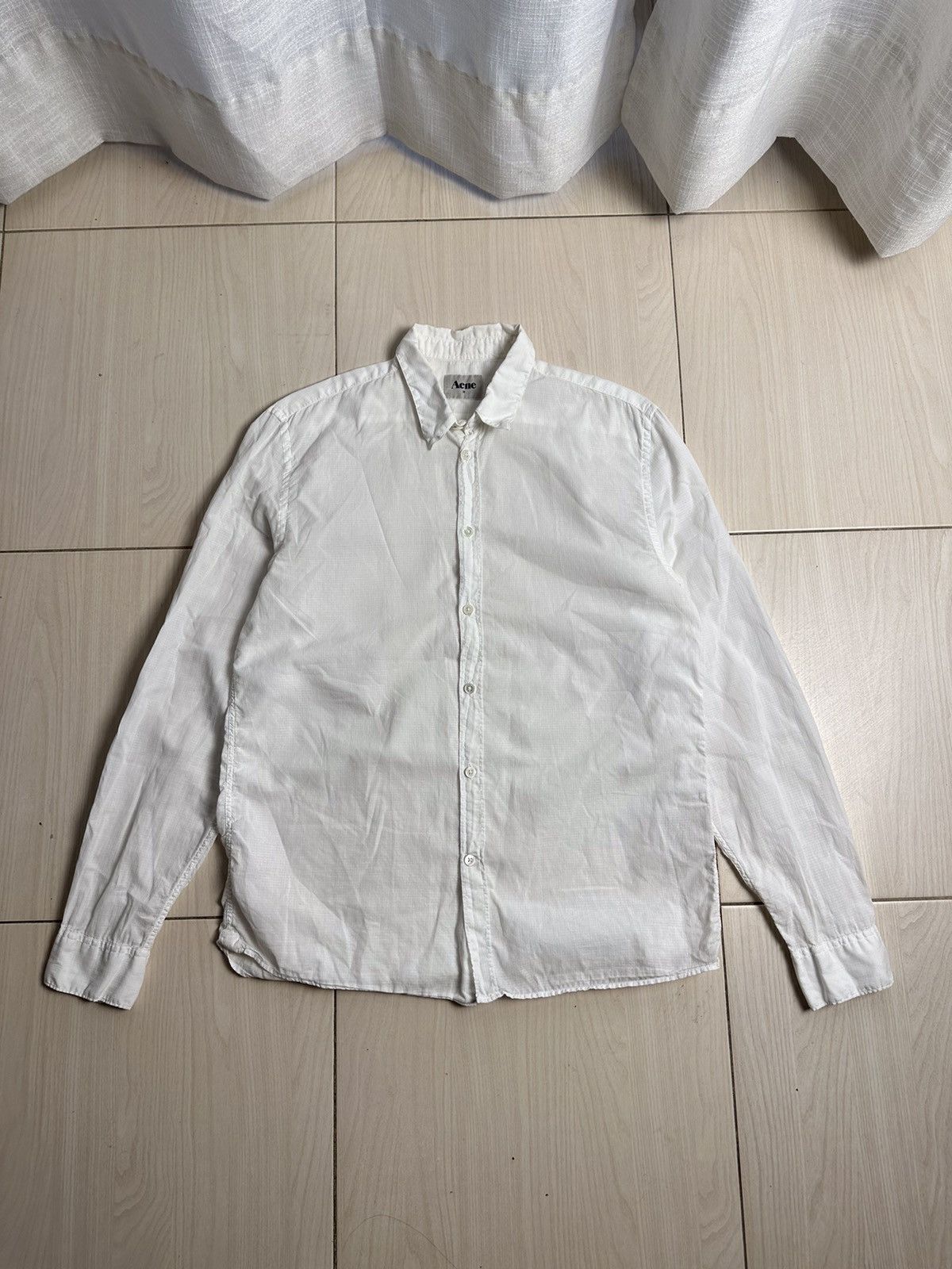 Acne Studios × Japanese Brand × Vintage Acne Wonder Tex A/W09 shirt Size US M / EU 48-50 / 2 - 1 Thumbnail