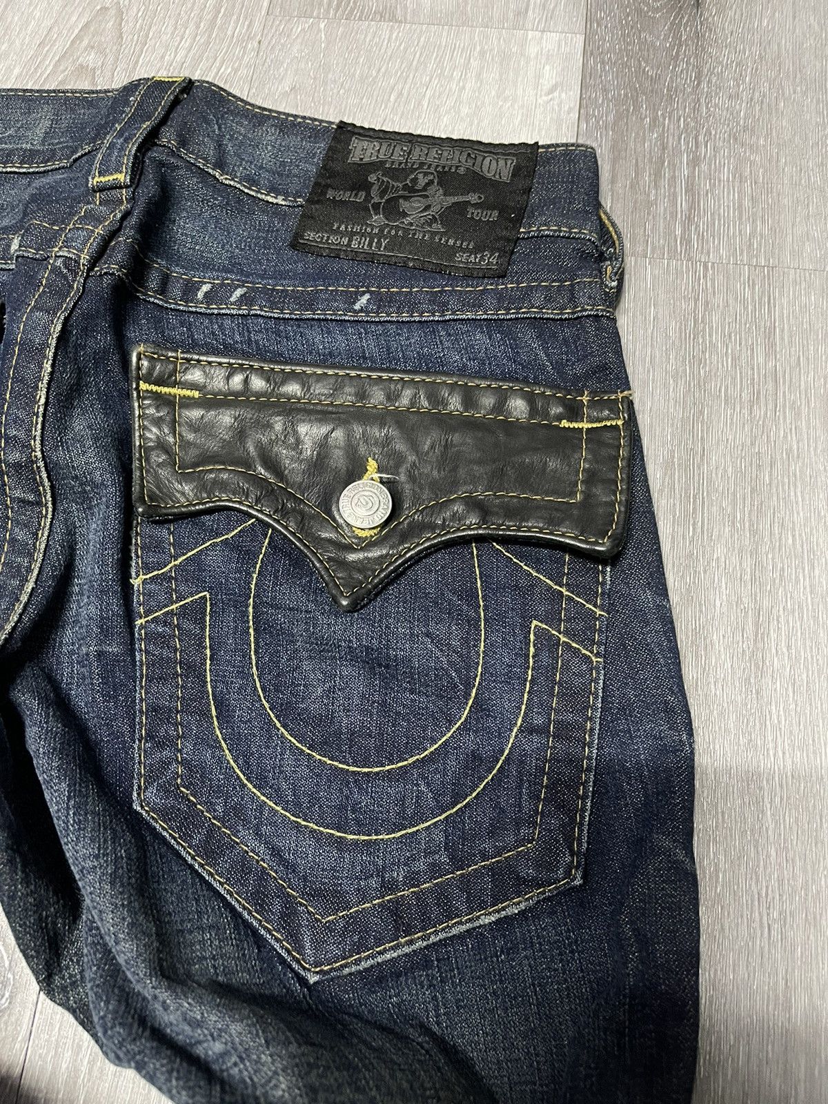 True Religion × Vintage True Religion Billy Jeans Size US 28 / EU 44 - 3 Thumbnail