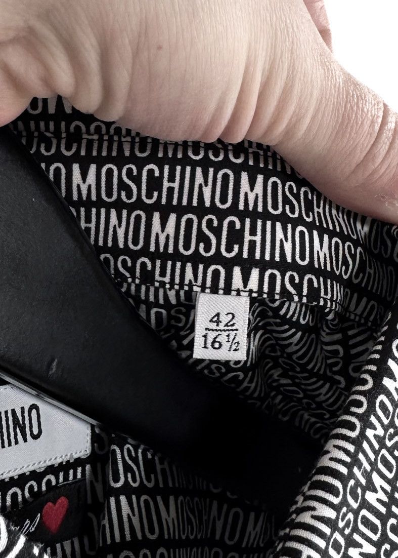 Moschino Moschino Logo Throughout Printed Shirt Size US L / EU 52-54 / 3 - 9 Thumbnail