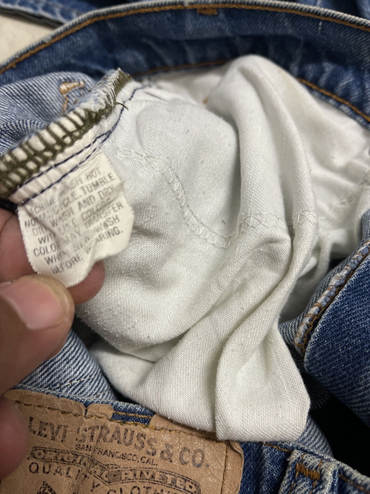 Levi's × Vintage VINTAGE LEVI’S 517-0217 ORANGE TAB VERY RARE Size US 33 - 10 Thumbnail