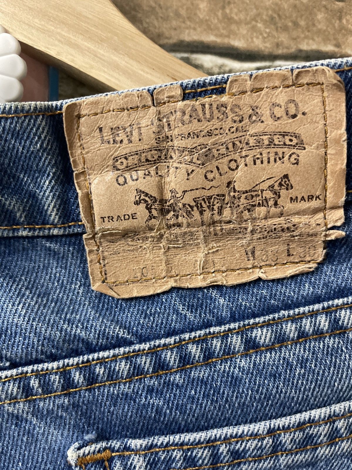 Levi's × Vintage VINTAGE LEVI’S 517-0217 ORANGE TAB VERY RARE Size US 33 - 7 Thumbnail