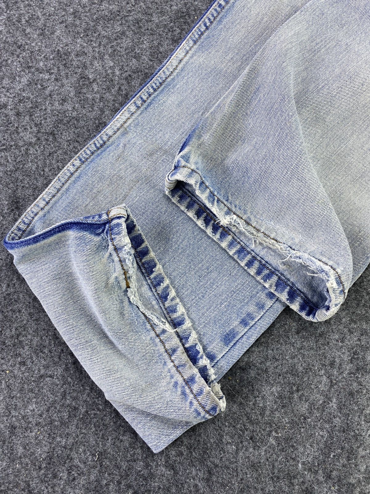Levi's VINTAGE LEVIS 505 BLUE WASH JEANS - J698 Size US 36 / EU 52 - 8 Thumbnail