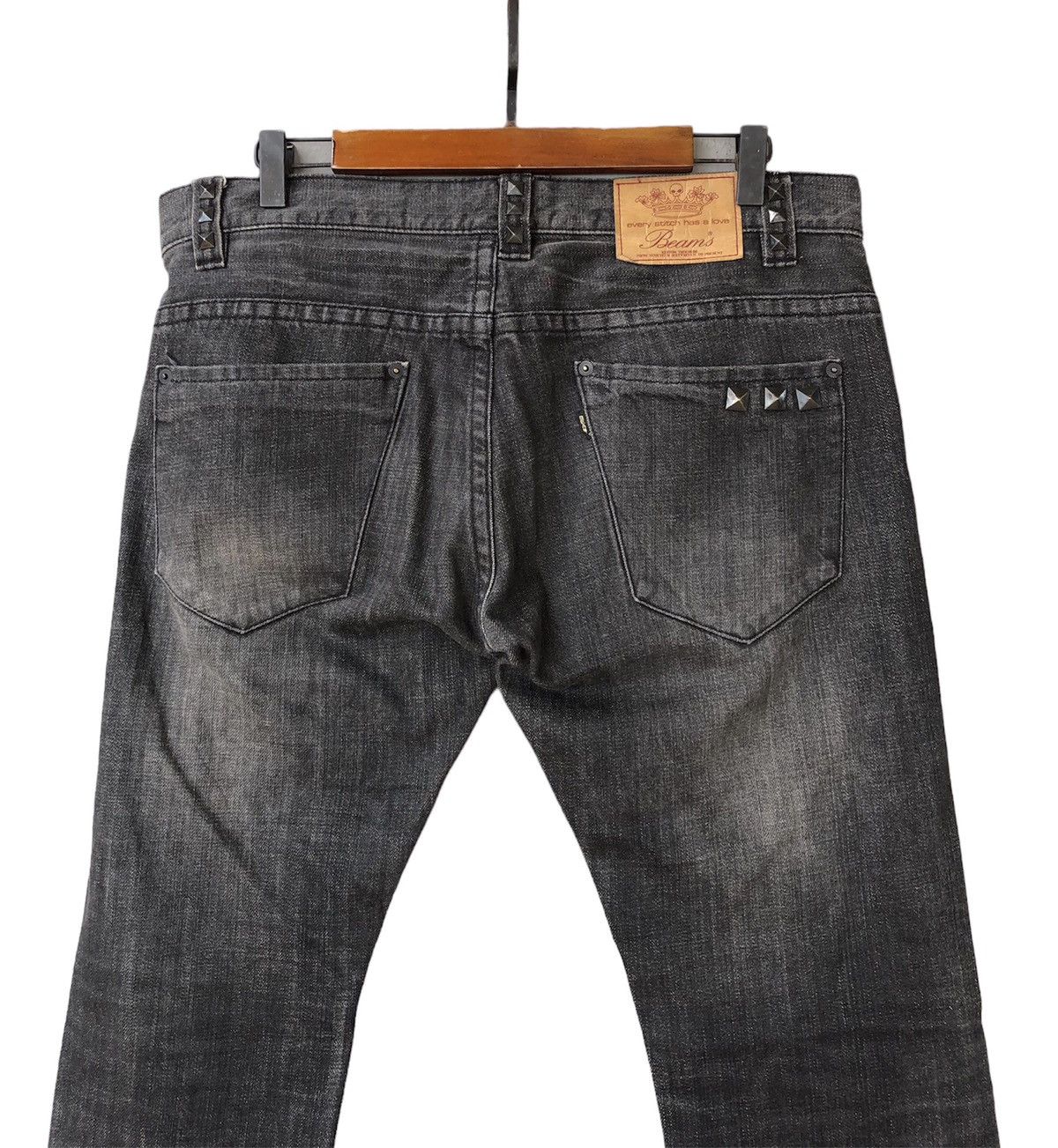 Beams Plus Beams Punk Style Low Rise Denim Jeans Size US 34 / EU 50 - 8 Thumbnail