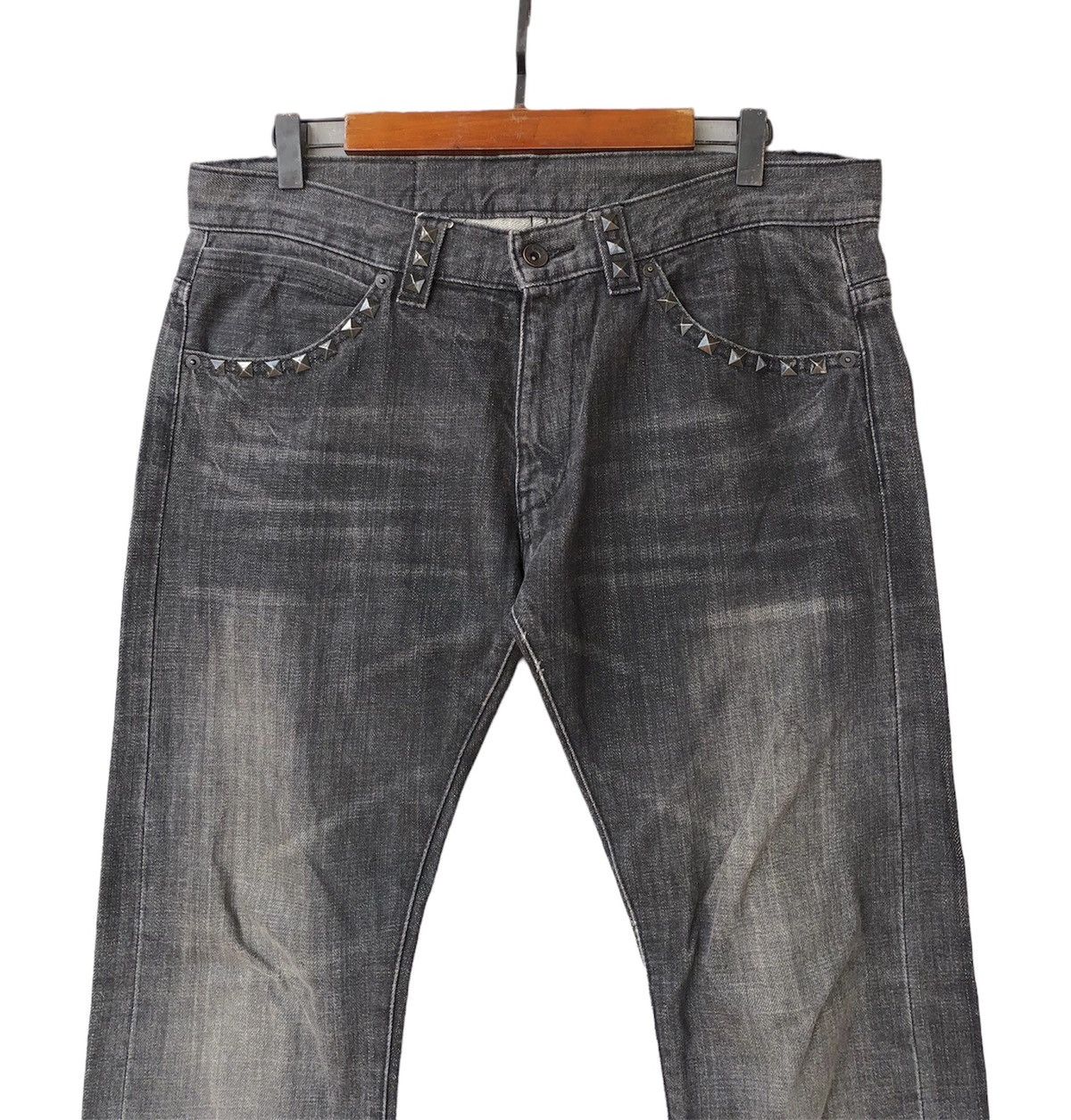 Beams Plus Beams Punk Style Low Rise Denim Jeans Size US 34 / EU 50 - 3 Thumbnail