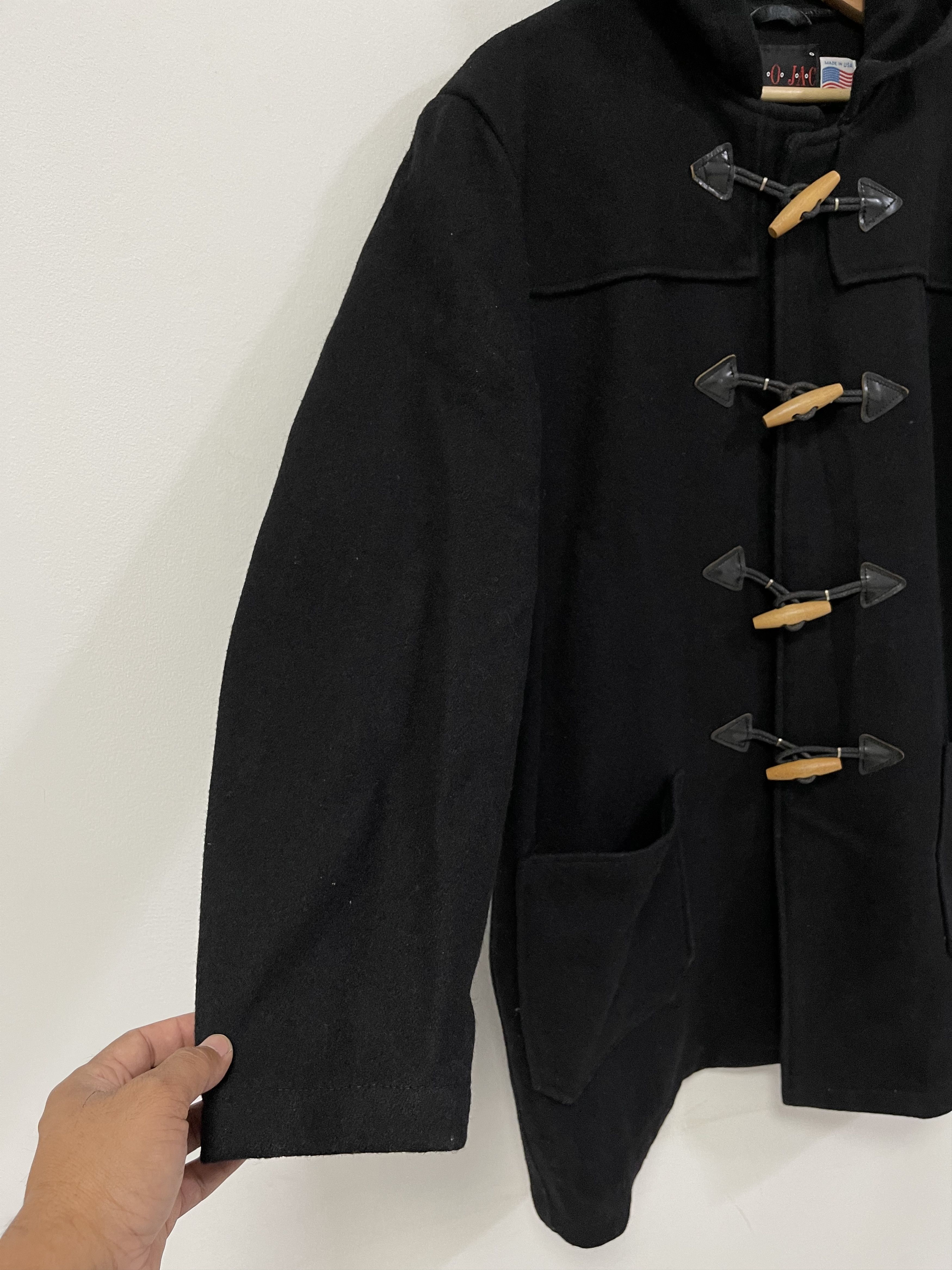 Schott Vintage DUR O JAC By Schott Duffle Toggle coat Wool Jacket Size US L / EU 52-54 / 3 - 3 Thumbnail