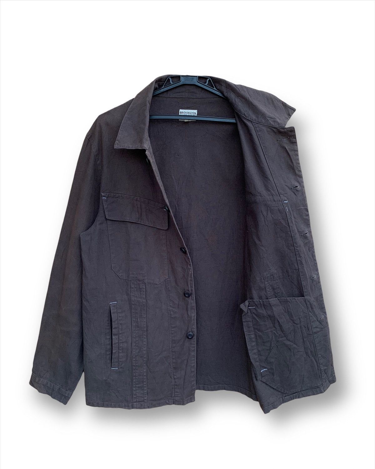 Brooklyn Denim Co. × Japanese Brand Brooklyn Overall Co Button Jacket Size US M / EU 48-50 / 2 - 2 Thumbnail