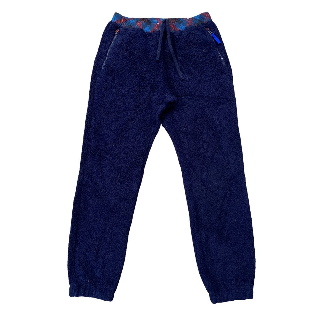 image of J W Anderson x Vintage J.w.anderson Vintage Sherpa Jogger Pants. X in Dark Blue, Men's (Size 32)
