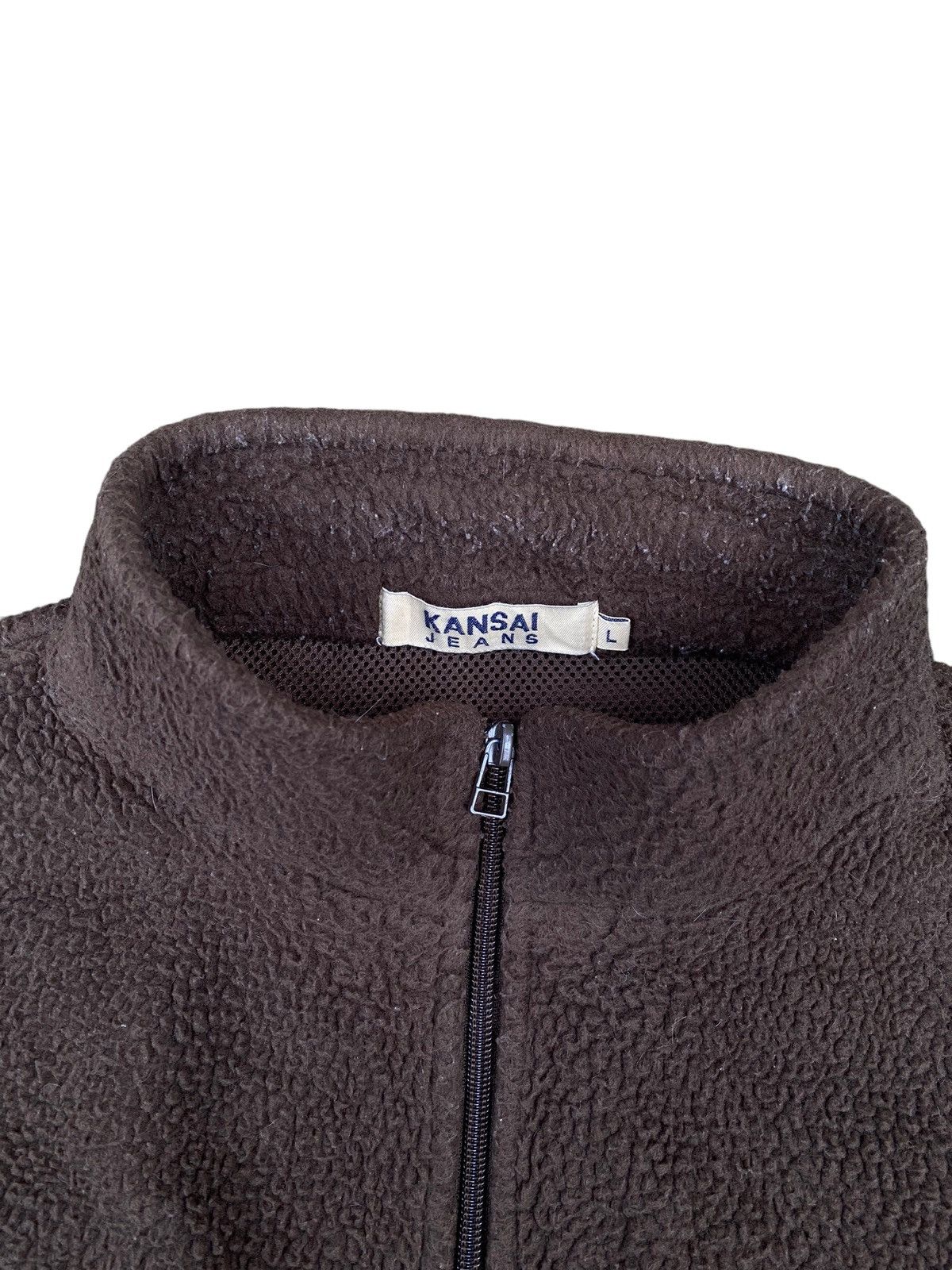 Issey Miyake Kansai Yamamoto Fleece Sherpa Vest. #A4 Size US L / EU 52-54 / 3 - 2 Thumbnail