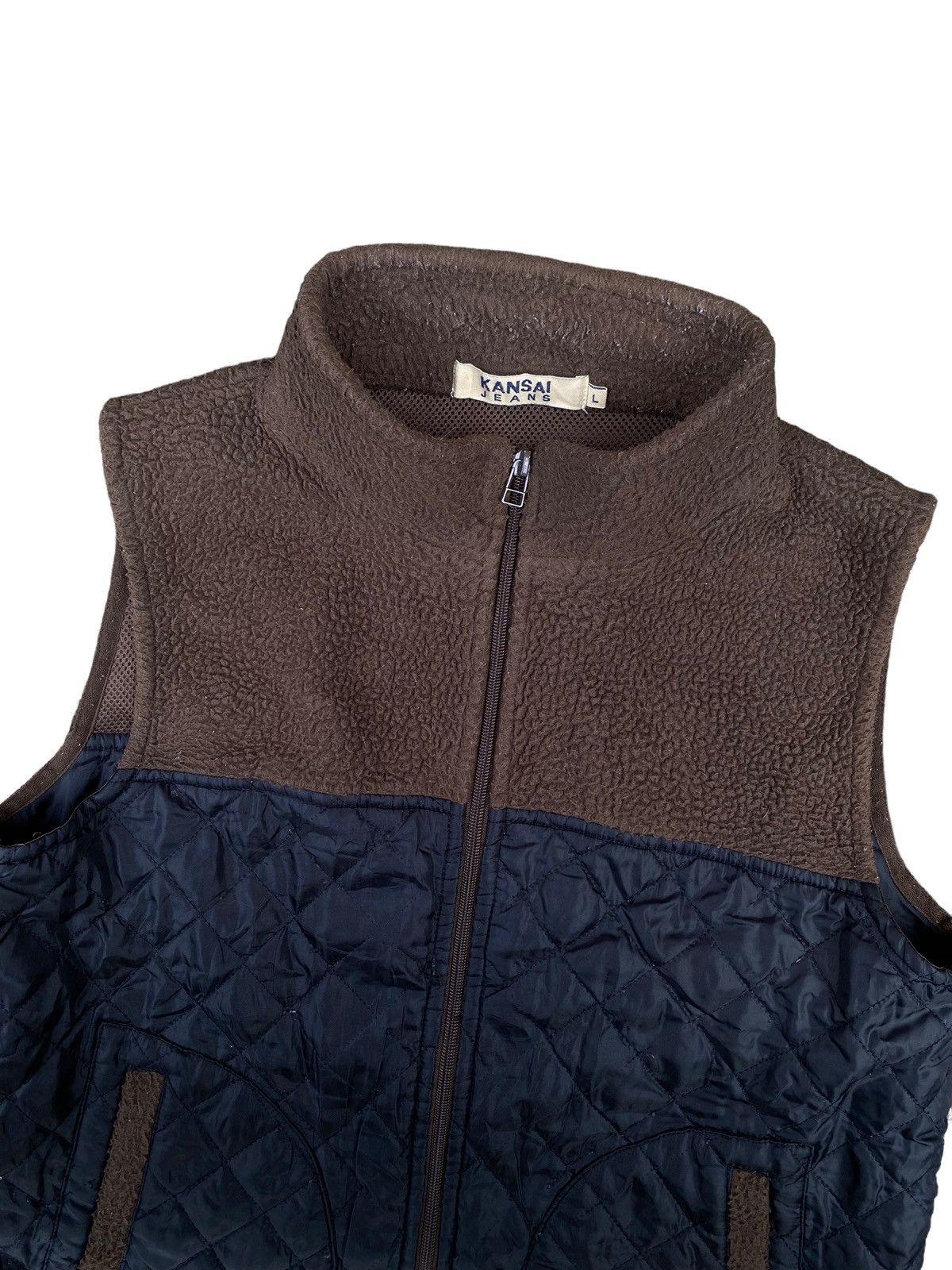 Issey Miyake Kansai Yamamoto Fleece Sherpa Vest. #A4 Size US L / EU 52-54 / 3 - 3 Thumbnail