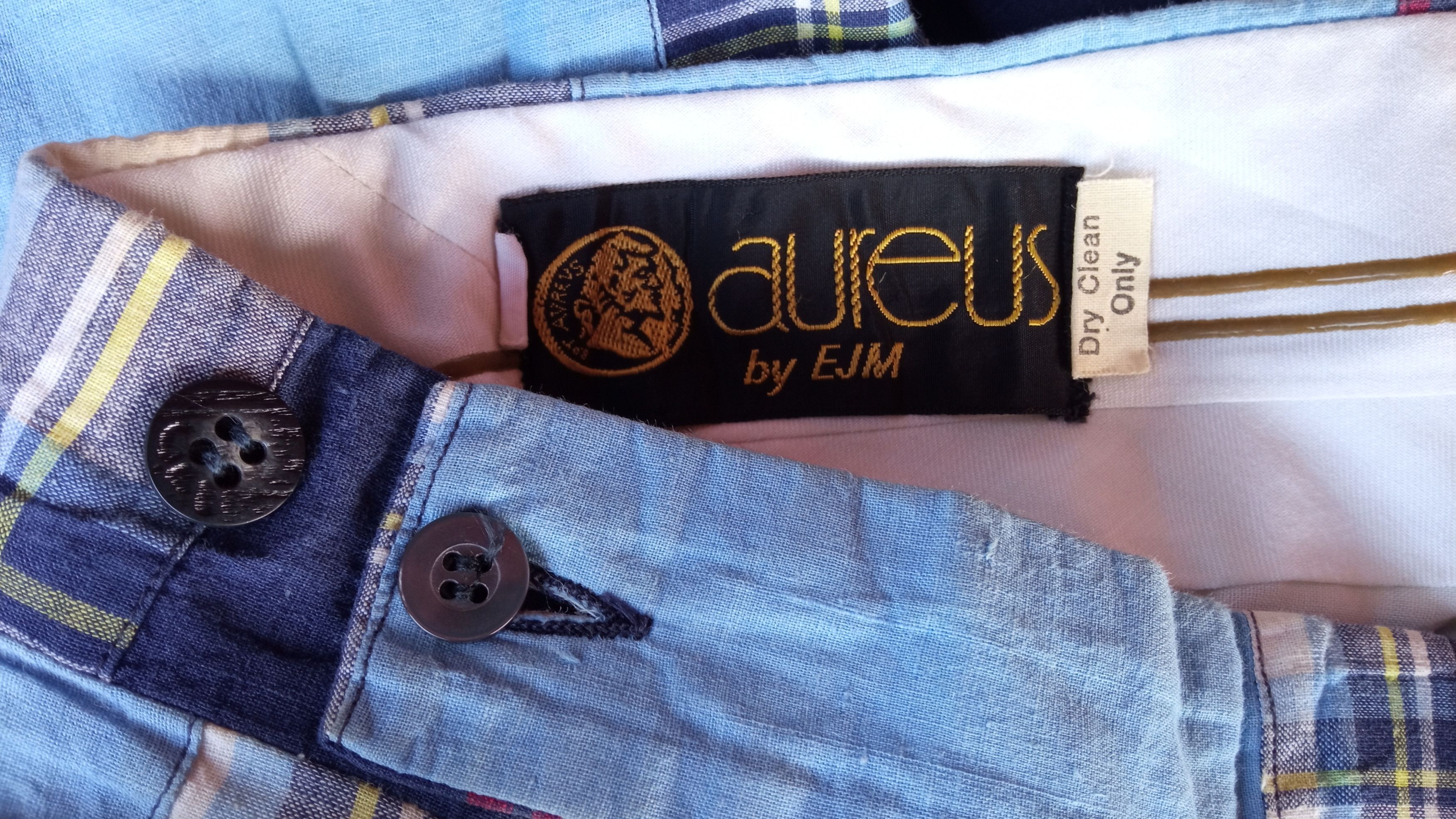 Japanese Brand × Vintage 🔥🔥Vintage Aureus Patchwork Plaid Tartan Pants Size US 30 / EU 46 - 18 Thumbnail