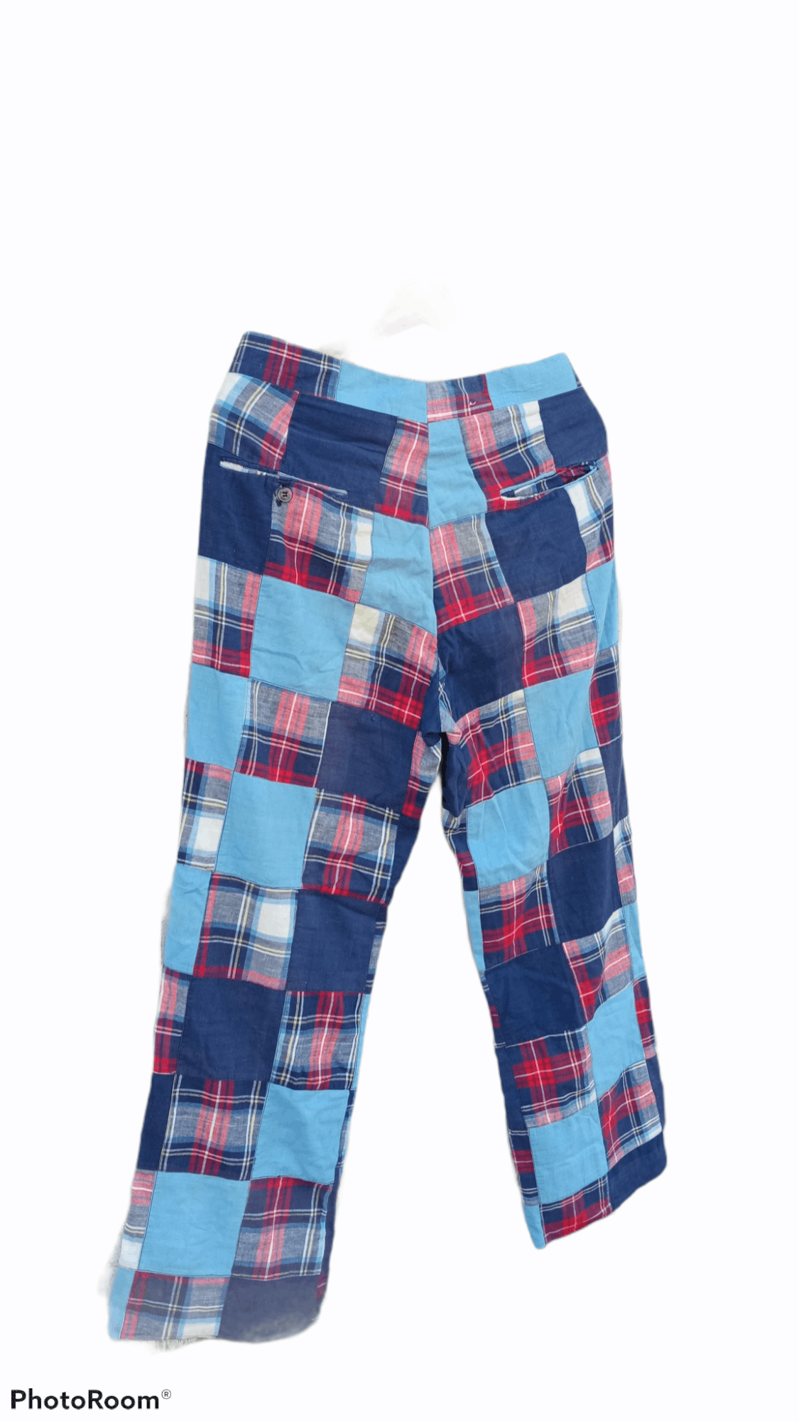 Japanese Brand × Vintage 🔥🔥Vintage Aureus Patchwork Plaid Tartan Pants Size US 30 / EU 46 - 13 Thumbnail