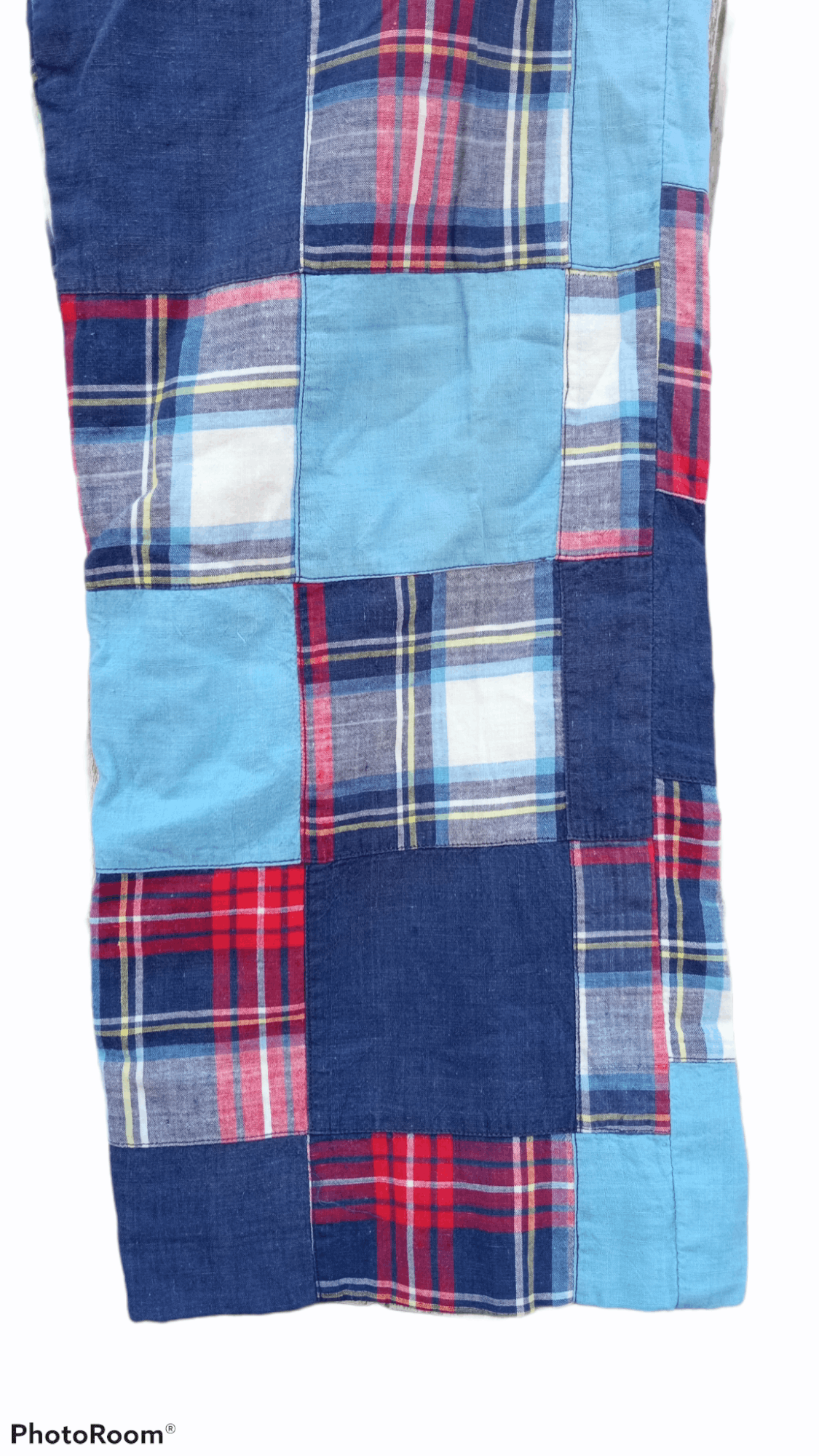 Japanese Brand × Vintage 🔥🔥Vintage Aureus Patchwork Plaid Tartan Pants Size US 30 / EU 46 - 6 Thumbnail