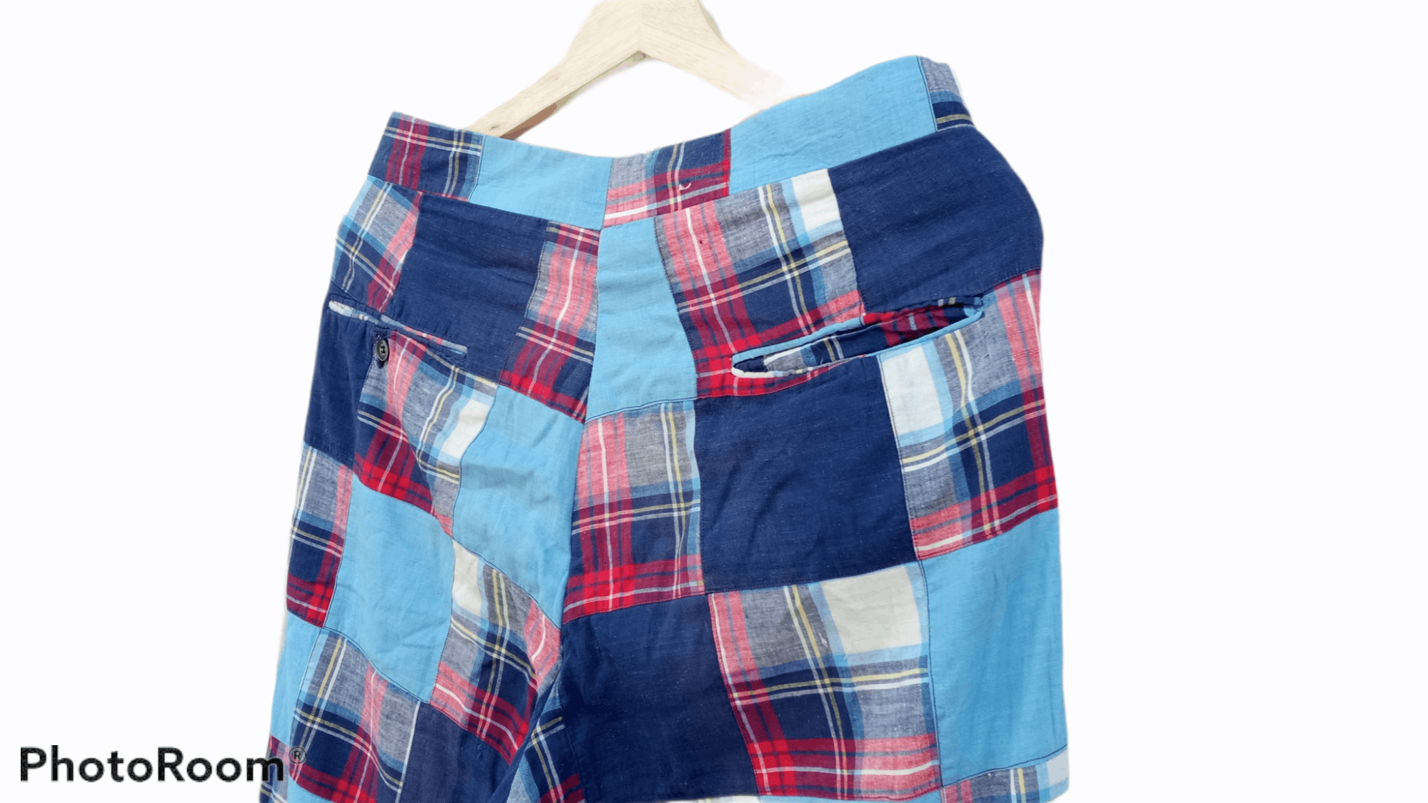 Japanese Brand × Vintage 🔥🔥Vintage Aureus Patchwork Plaid Tartan Pants Size US 30 / EU 46 - 16 Thumbnail