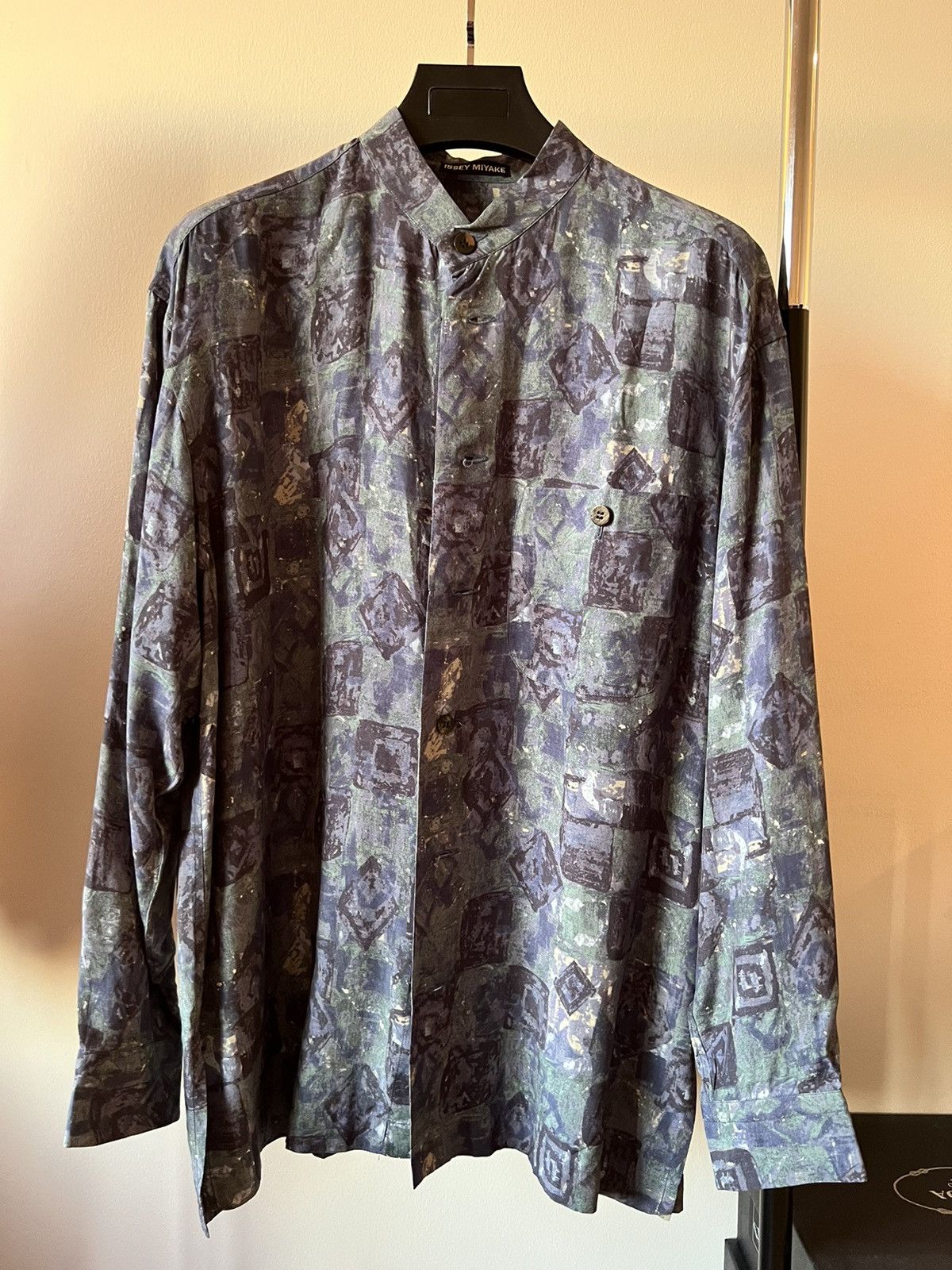 Issey Miyake Vintage Banded Collar Shirt