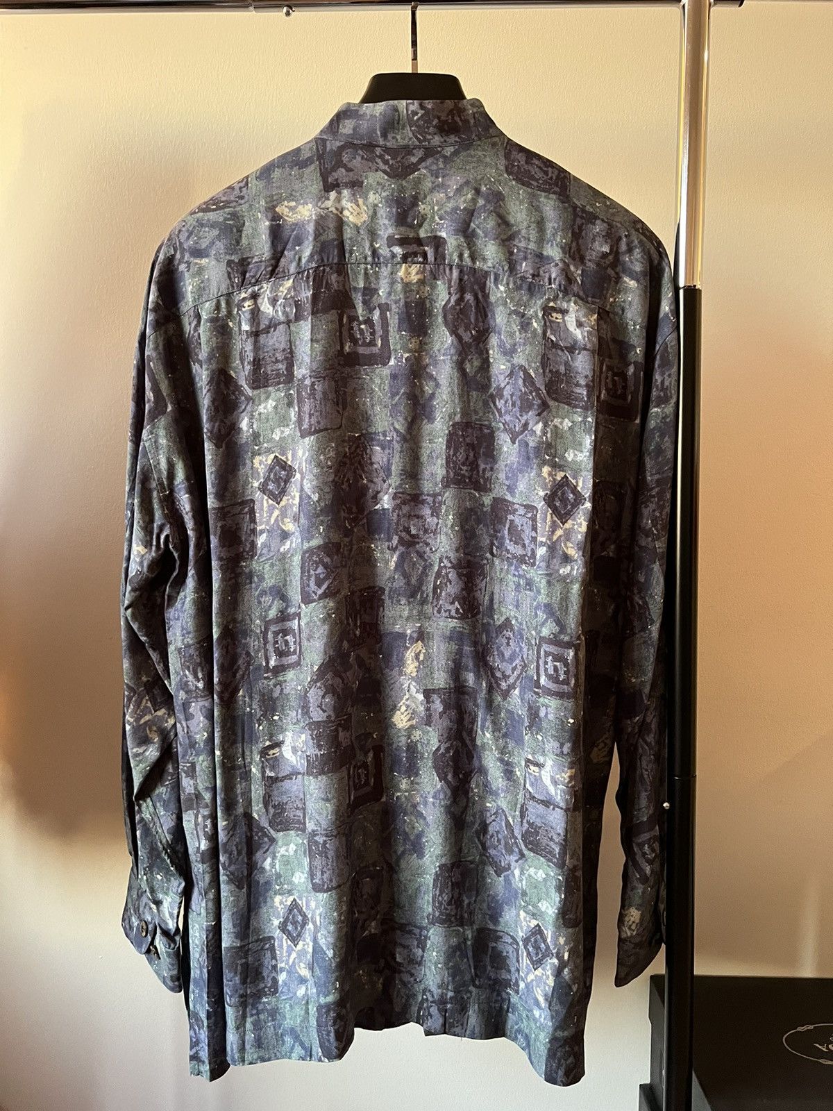 Issey Miyake Issey Miyake Vintage Banded Collar Shirt Size US M / EU 48-50 / 2 - 3 Thumbnail