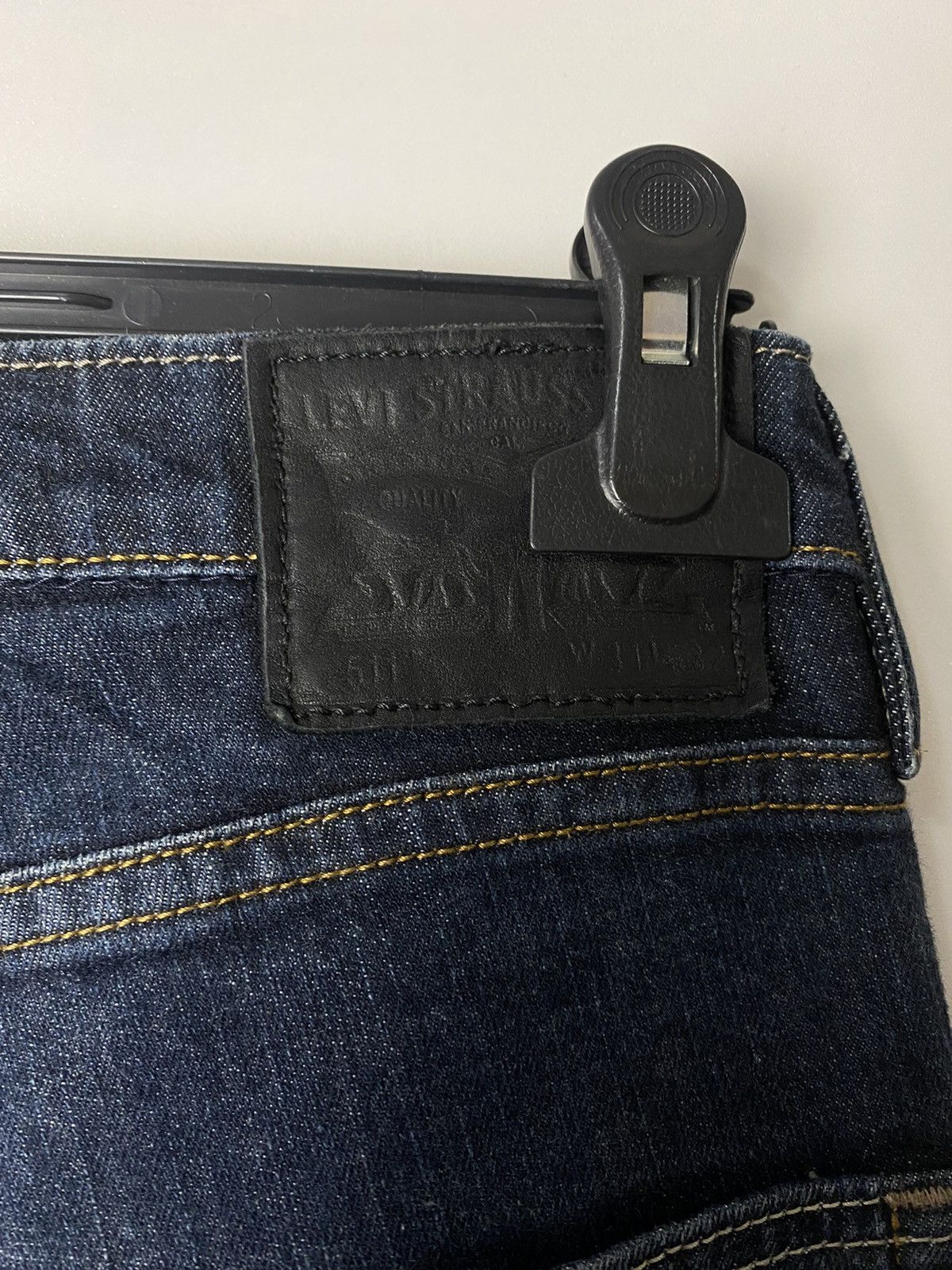 Levi's Levi’s 511 reflects selvedg denim size 31/32 Size US 31 - 3 Thumbnail
