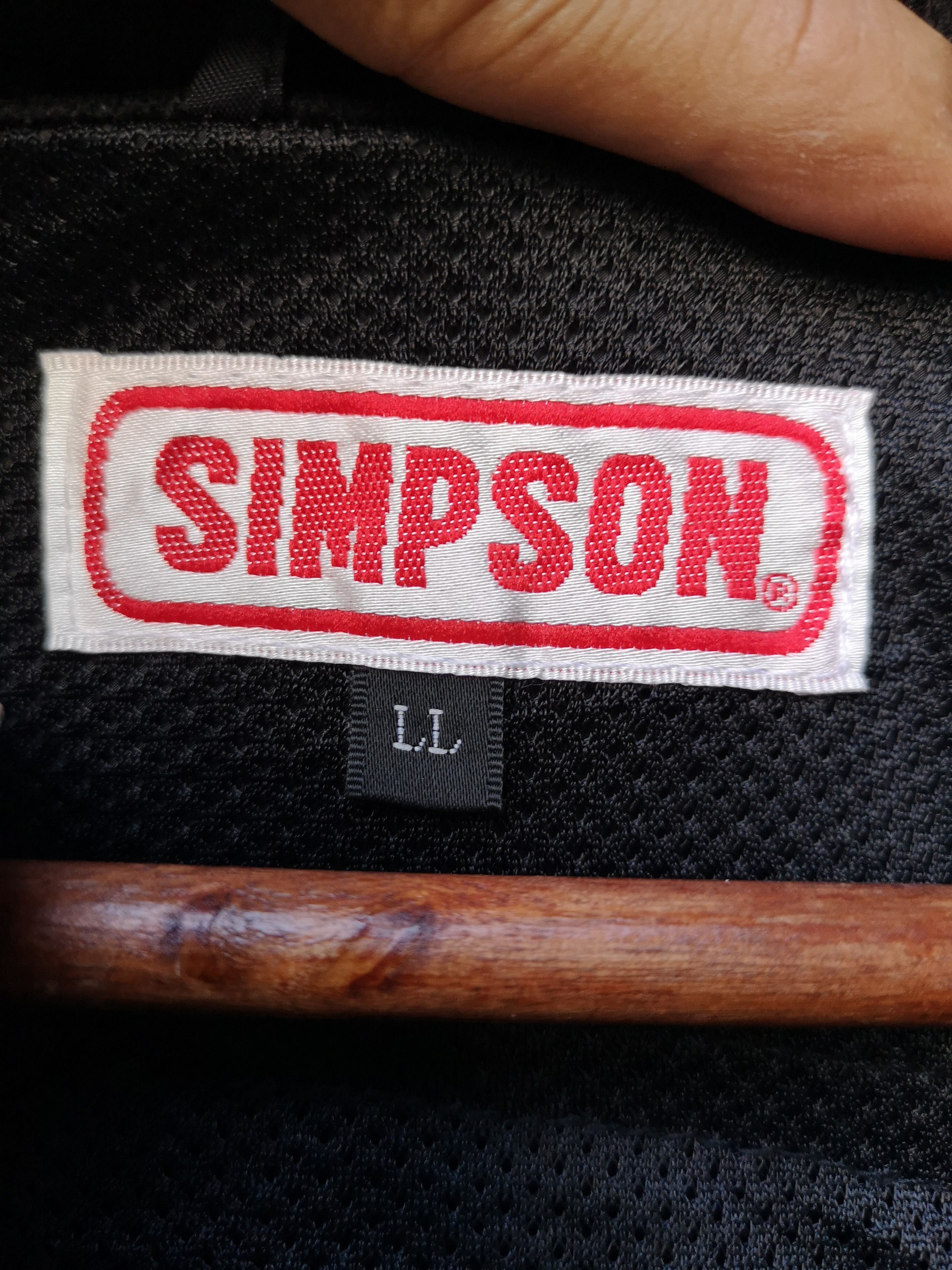 Sports Specialties 🔥Vintage Simpson Racing Rider Jacket Size US L / EU 52-54 / 3 - 3 Thumbnail