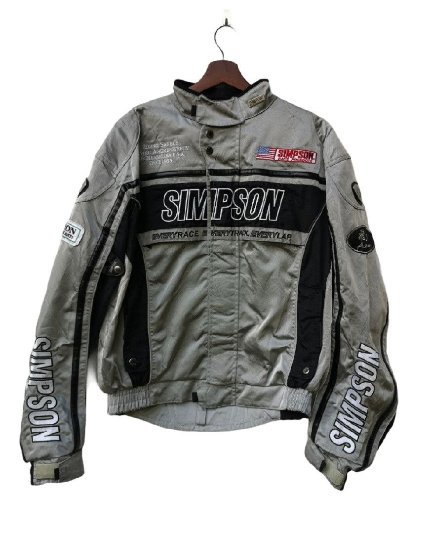 Sports Specialties 🔥Vintage Simpson Racing Rider Jacket Size US L / EU 52-54 / 3 - 1 Thumbnail