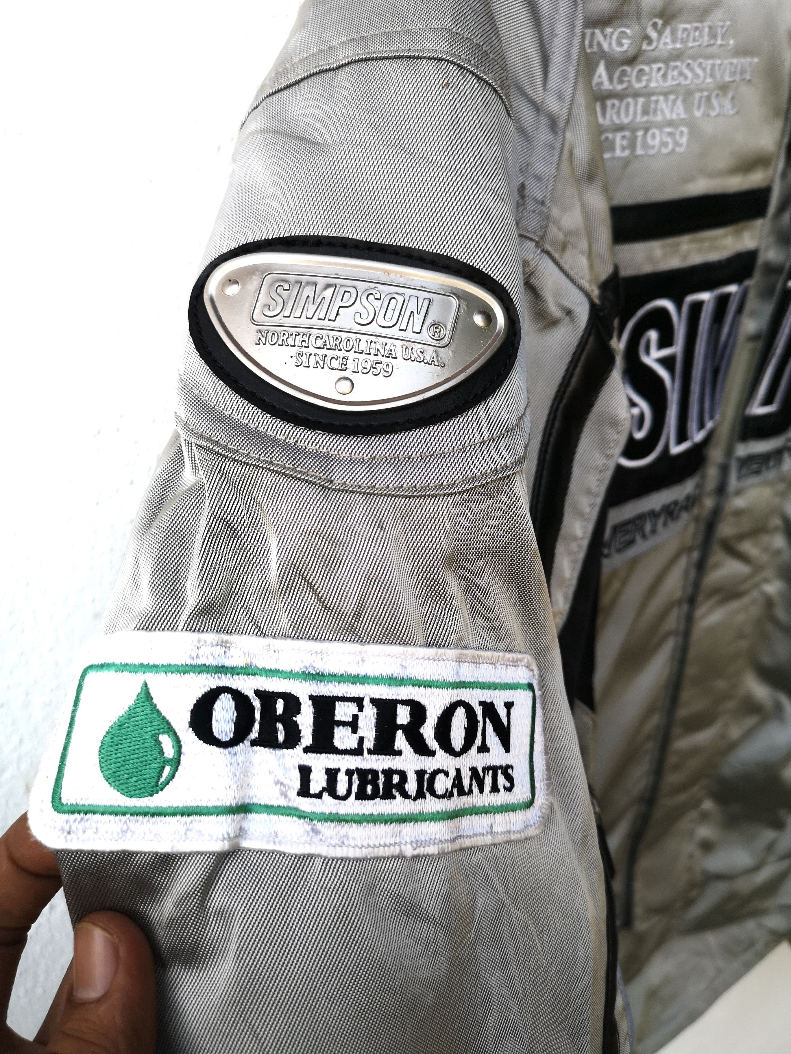 Sports Specialties 🔥Vintage Simpson Racing Rider Jacket Size US L / EU 52-54 / 3 - 6 Thumbnail