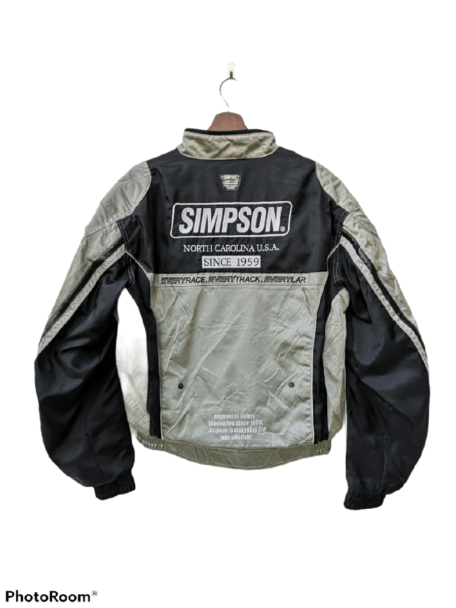 Sports Specialties 🔥Vintage Simpson Racing Rider Jacket Size US L / EU 52-54 / 3 - 2 Thumbnail