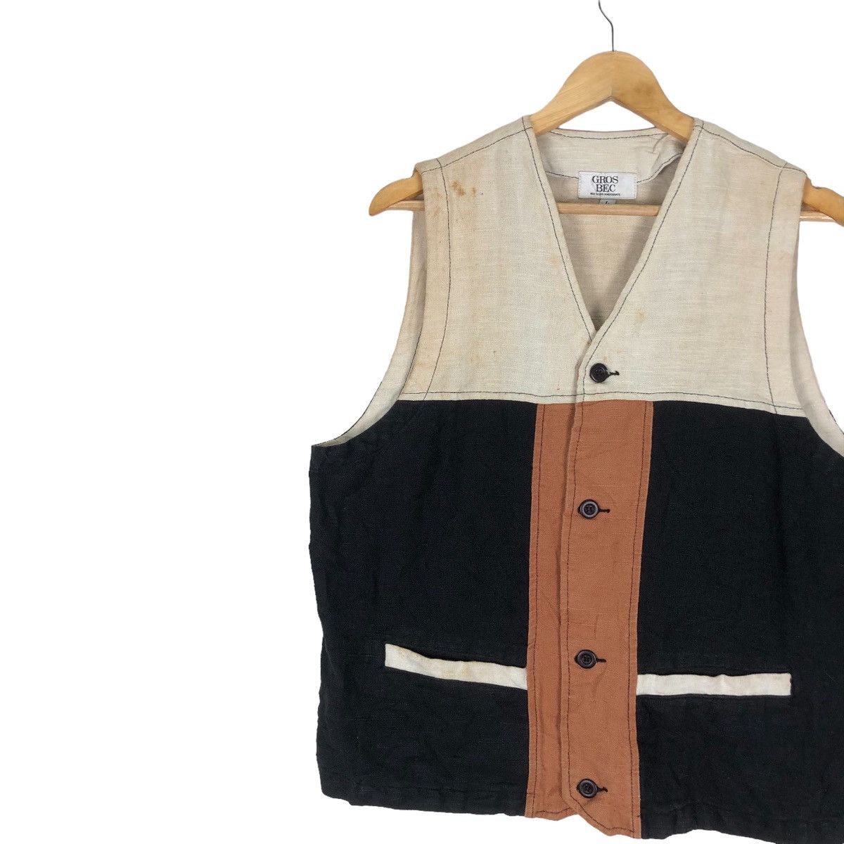45rpm JAPANESE BRAND GROS BEC MULTICOLOUR JACKET LIKE KAPITAL Size US L / EU 52-54 / 3 - 5 Thumbnail