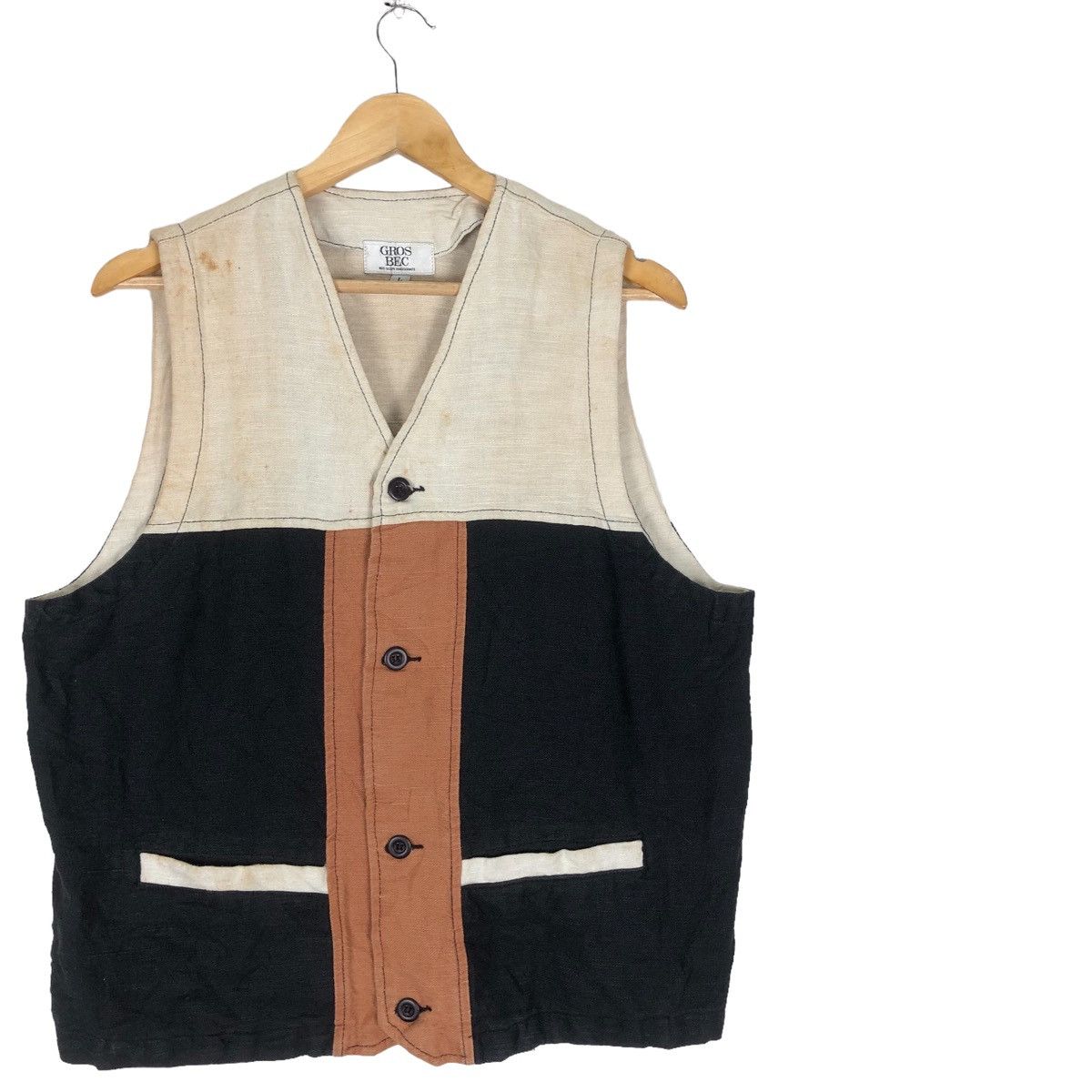 45rpm JAPANESE BRAND GROS BEC MULTICOLOUR JACKET LIKE KAPITAL Size US L / EU 52-54 / 3 - 6 Thumbnail