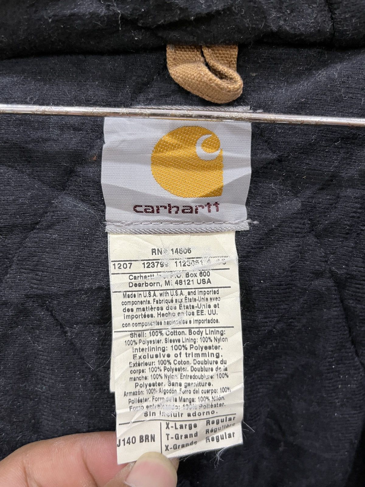 Carhartt (Dddd). CARHARTT UFCW HOODIE SUNFADED JACKET Size US XL / EU 56 / 4 - 8 Thumbnail