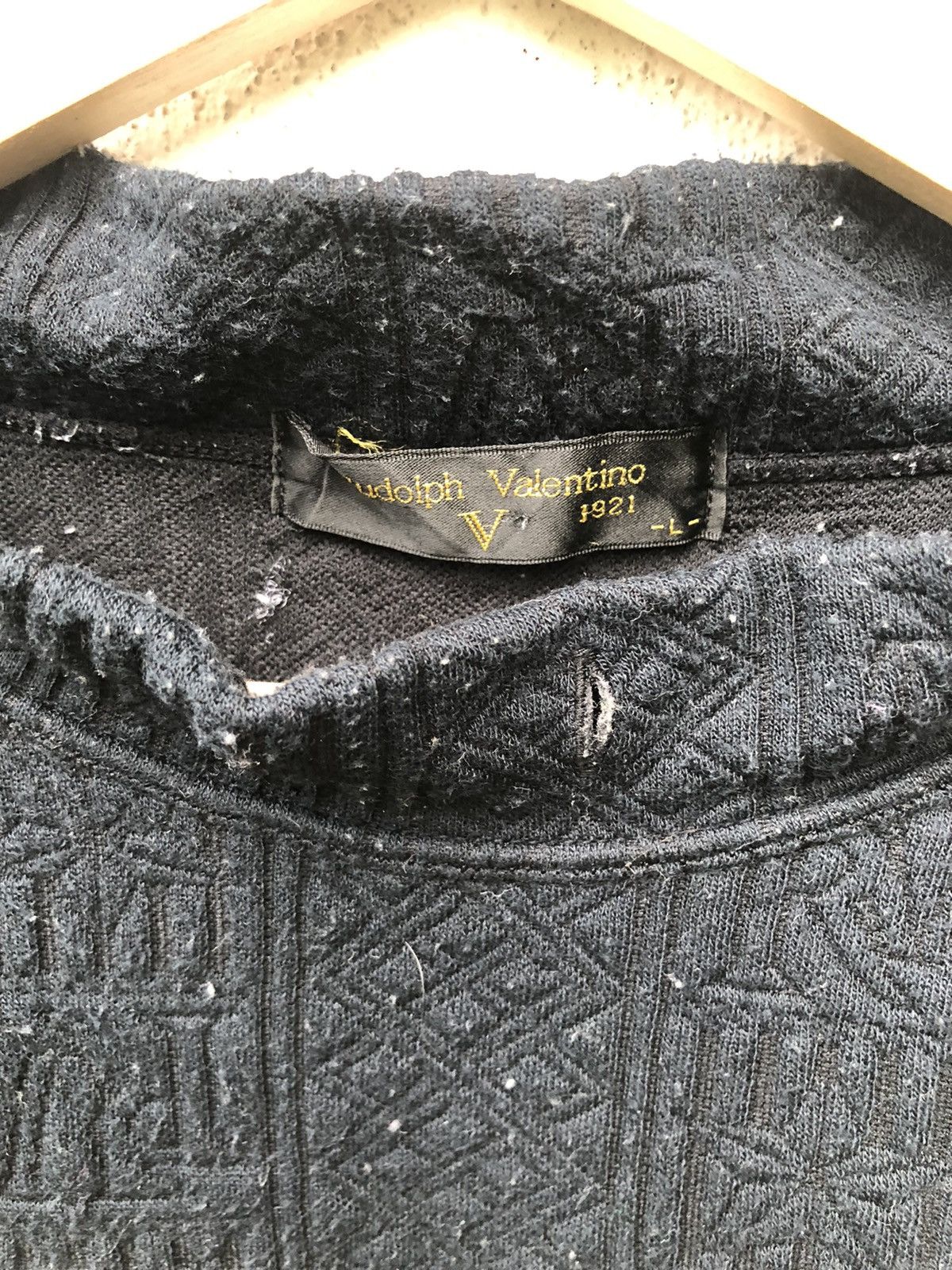 Vintage VTG ITALIAN DESIGNER RUDOLPH VALENTINO SWEATSHIRTPULLOVER Size US M / EU 48-50 / 2 - 4 Thumbnail
