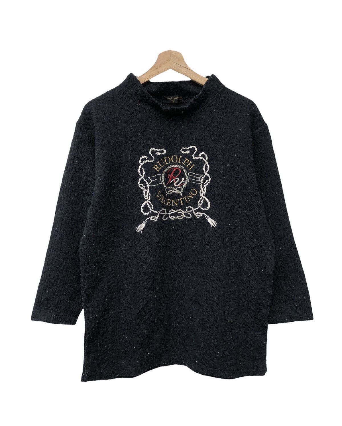 Vintage VTG ITALIAN DESIGNER RUDOLPH VALENTINO SWEATSHIRTPULLOVER Size US M / EU 48-50 / 2 - 1 Thumbnail